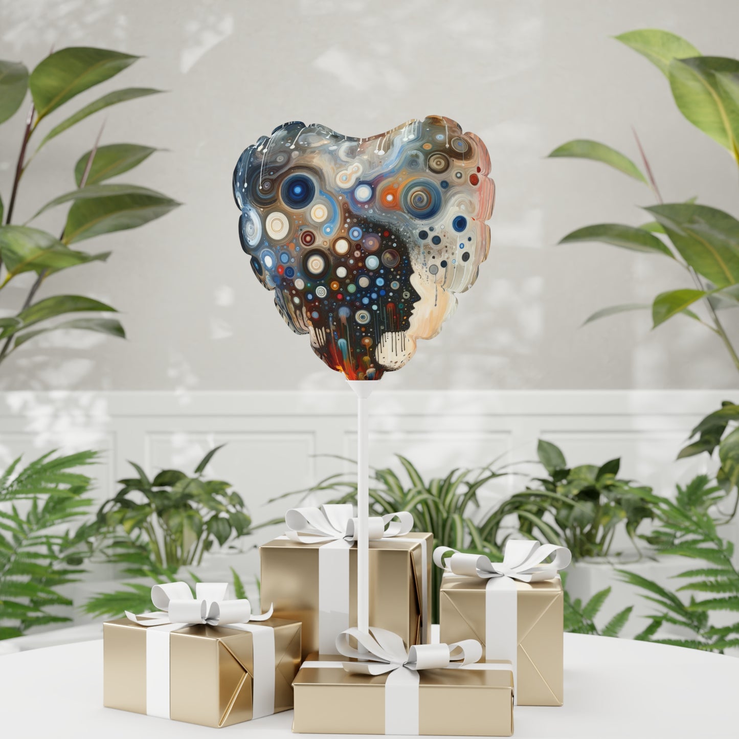 Universal Personal Tachism Balloon (Round and Heart-shaped), 11"
