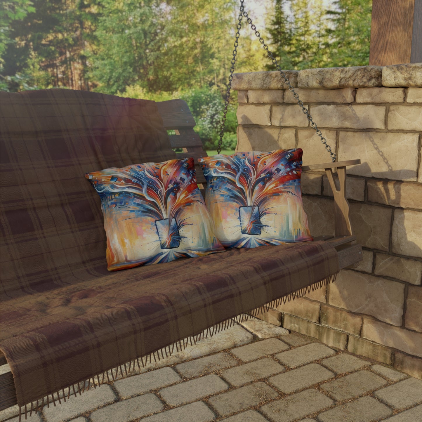 Empowerment Through Technology Outdoor Pillows