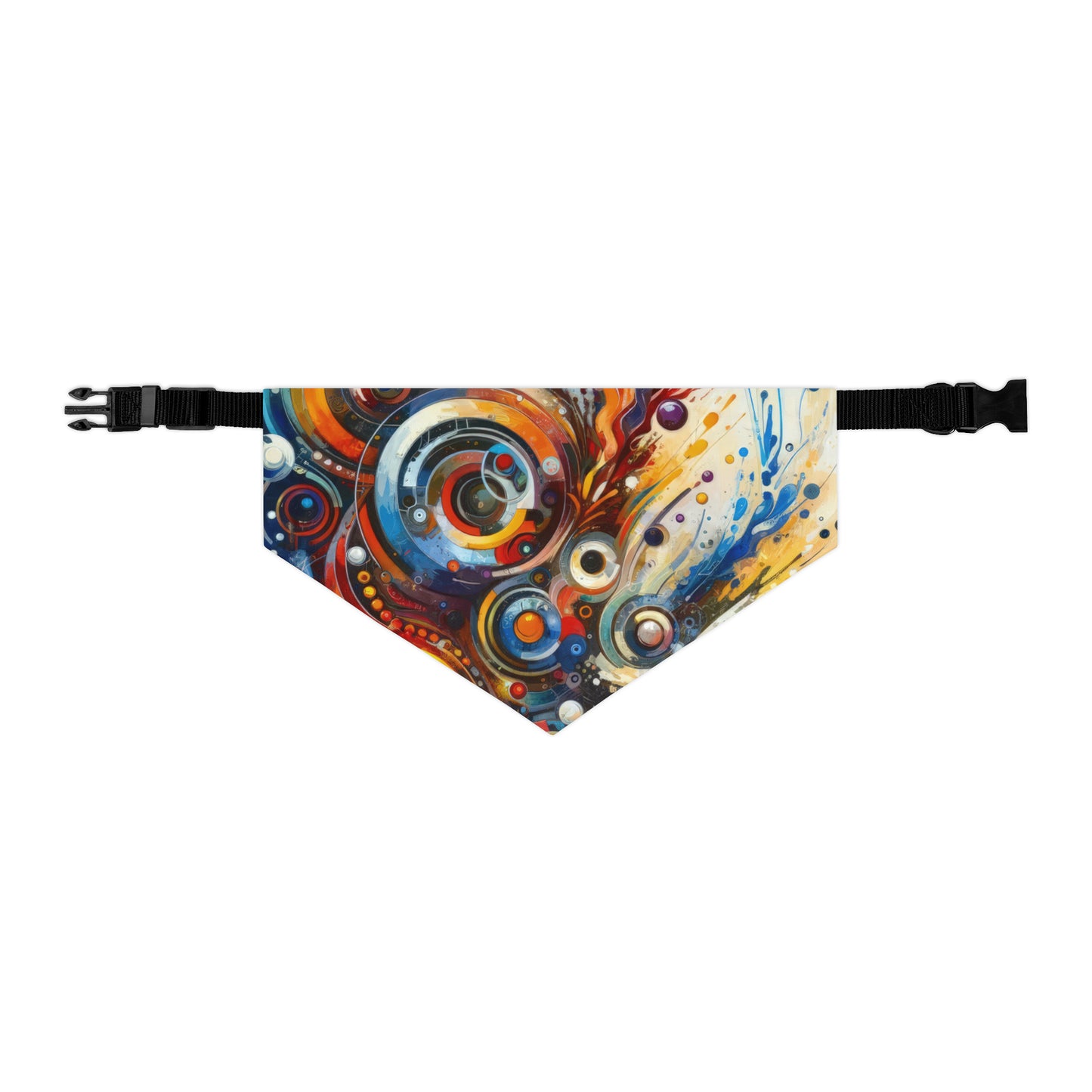 Harmonic Abstract Synergy Pet Bandana Collar