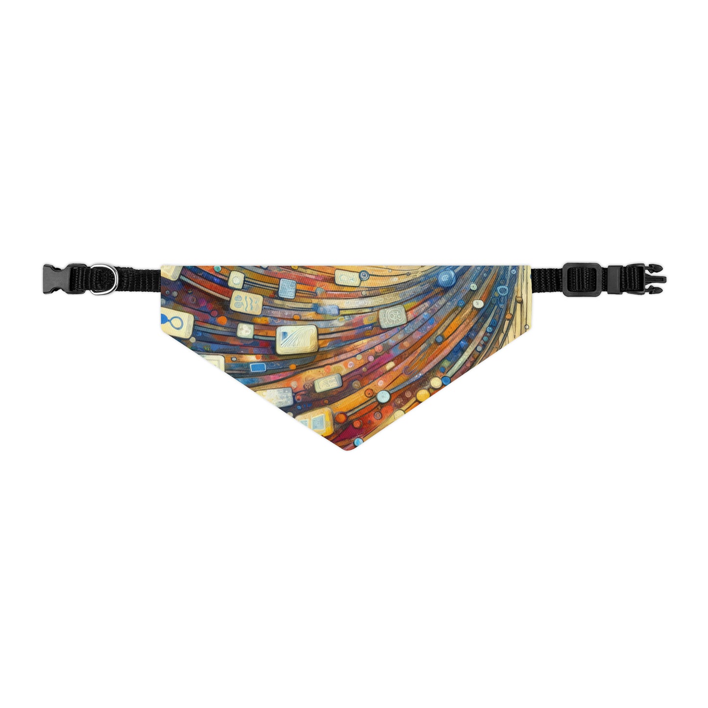 Digital Tapestry Weaving Pet Bandana Collar