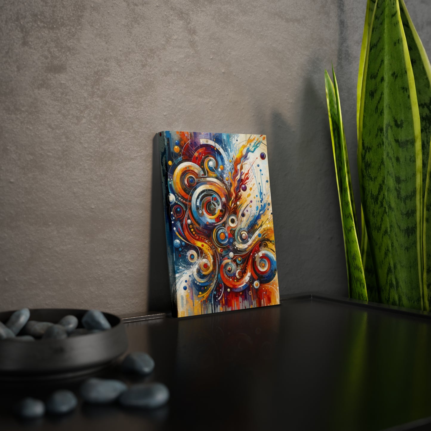 Harmonic Abstract Synergy Canvas Photo Tile