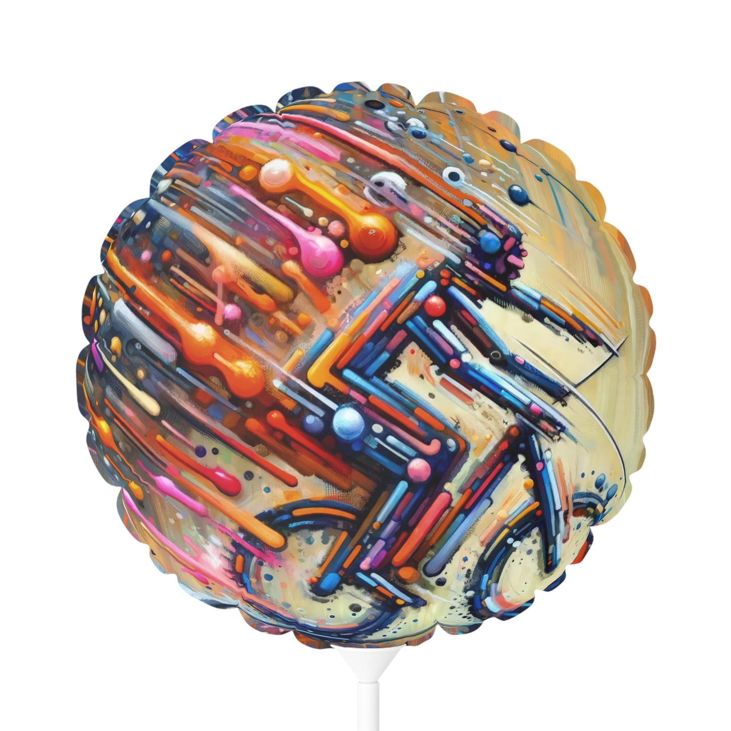 Vibrant Dynamic Sovereignty Balloon (Round and Heart-shaped), 11"