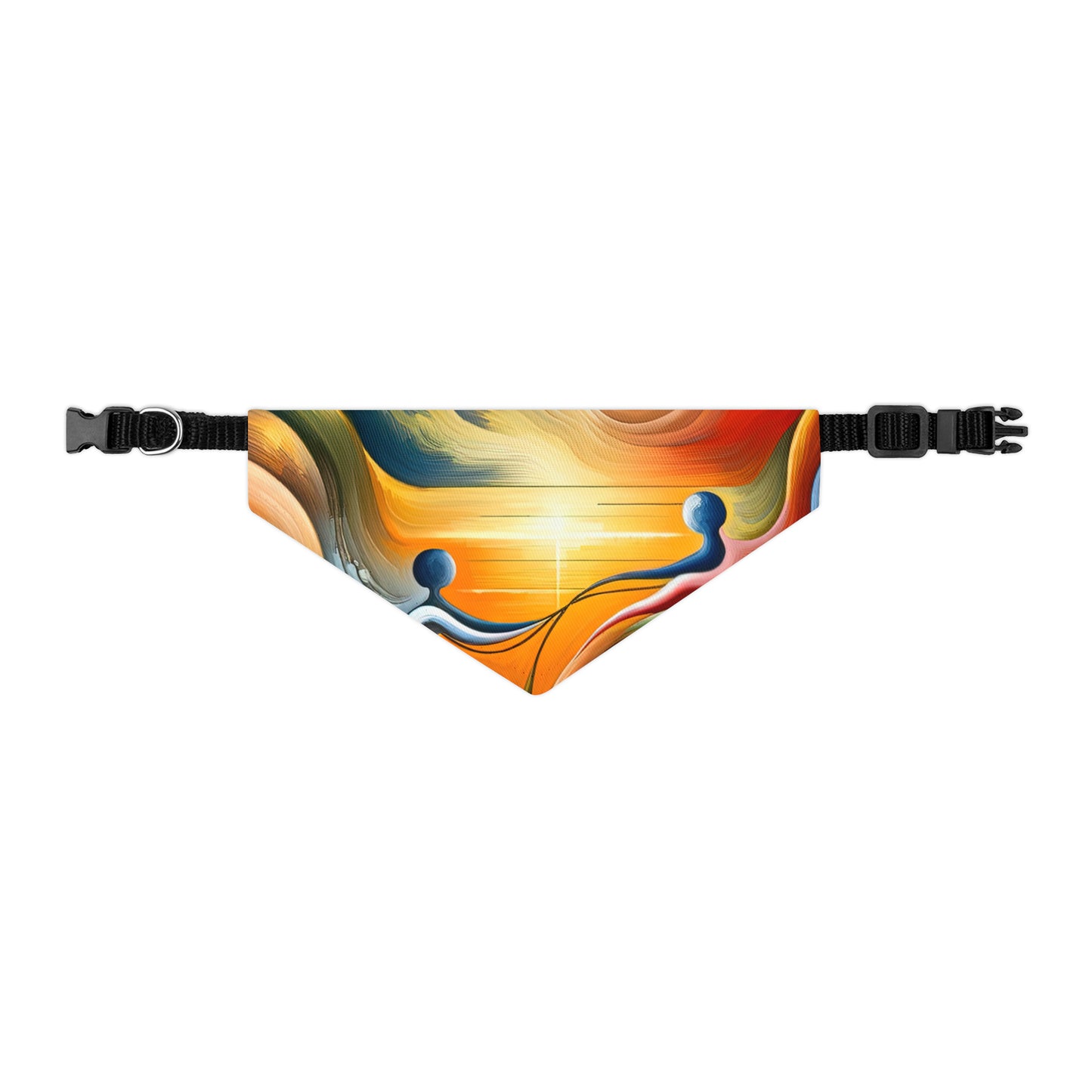 Empathetic Lifeline Abstract Pet Bandana Collar