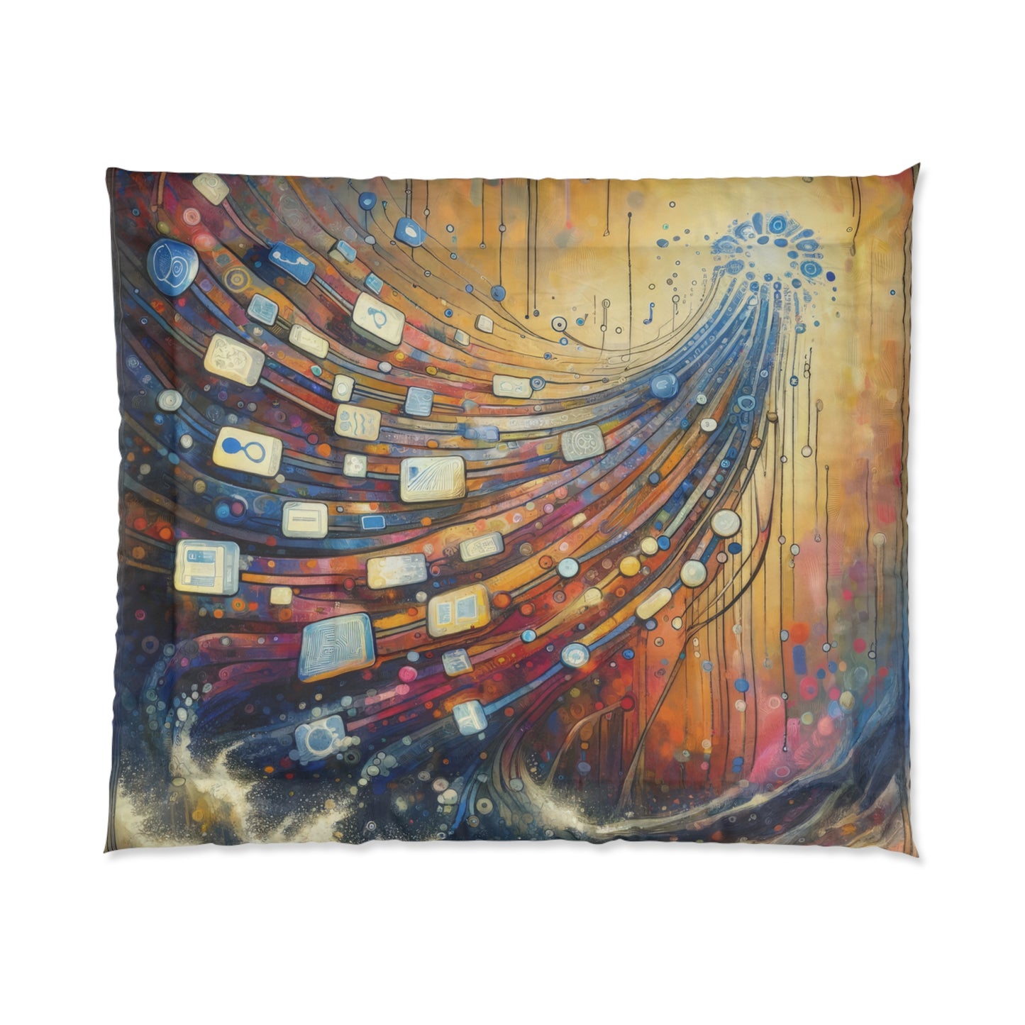 Digital Tapestry Weaving Comforter