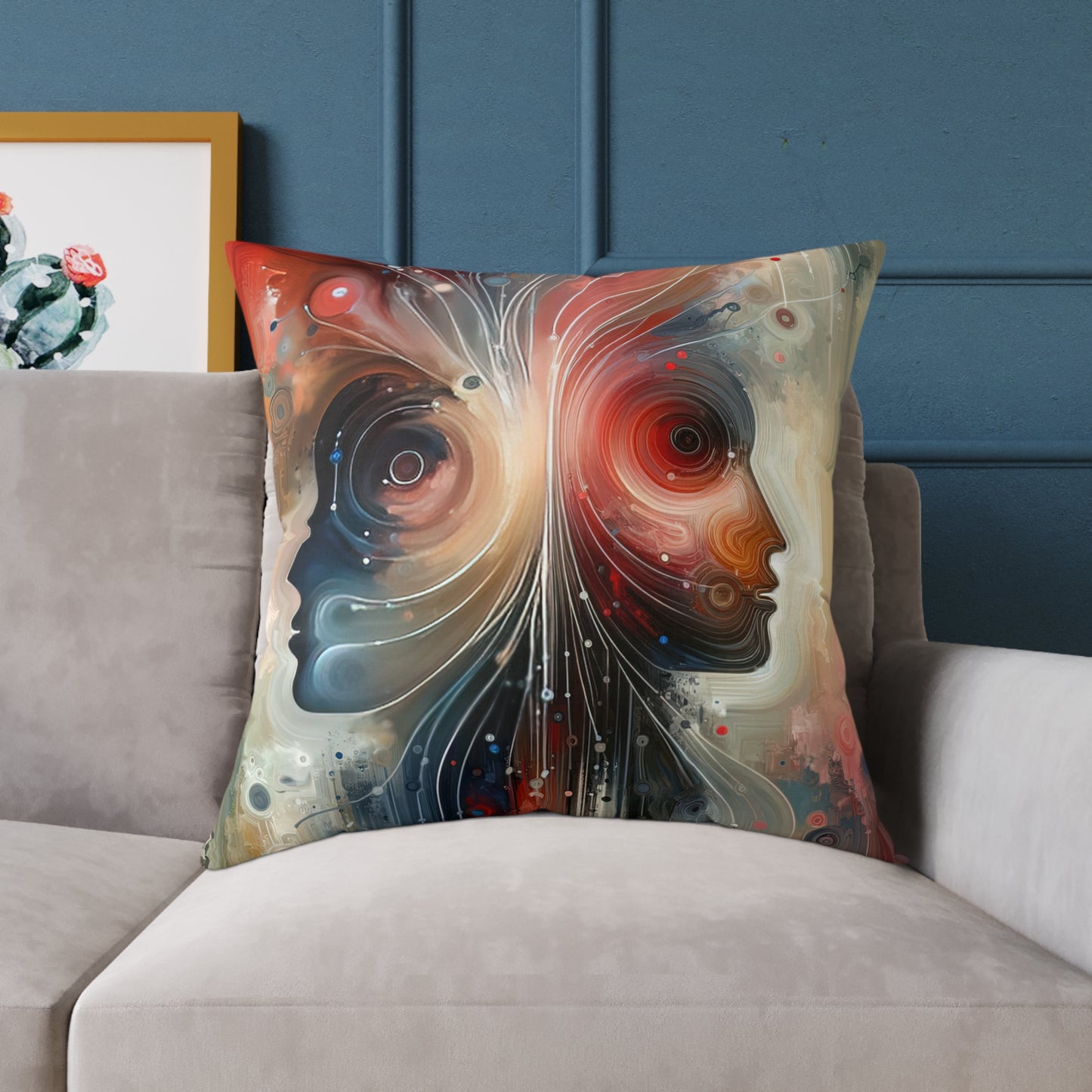 Empathetic Exchange Essence Spun Polyester Pillow