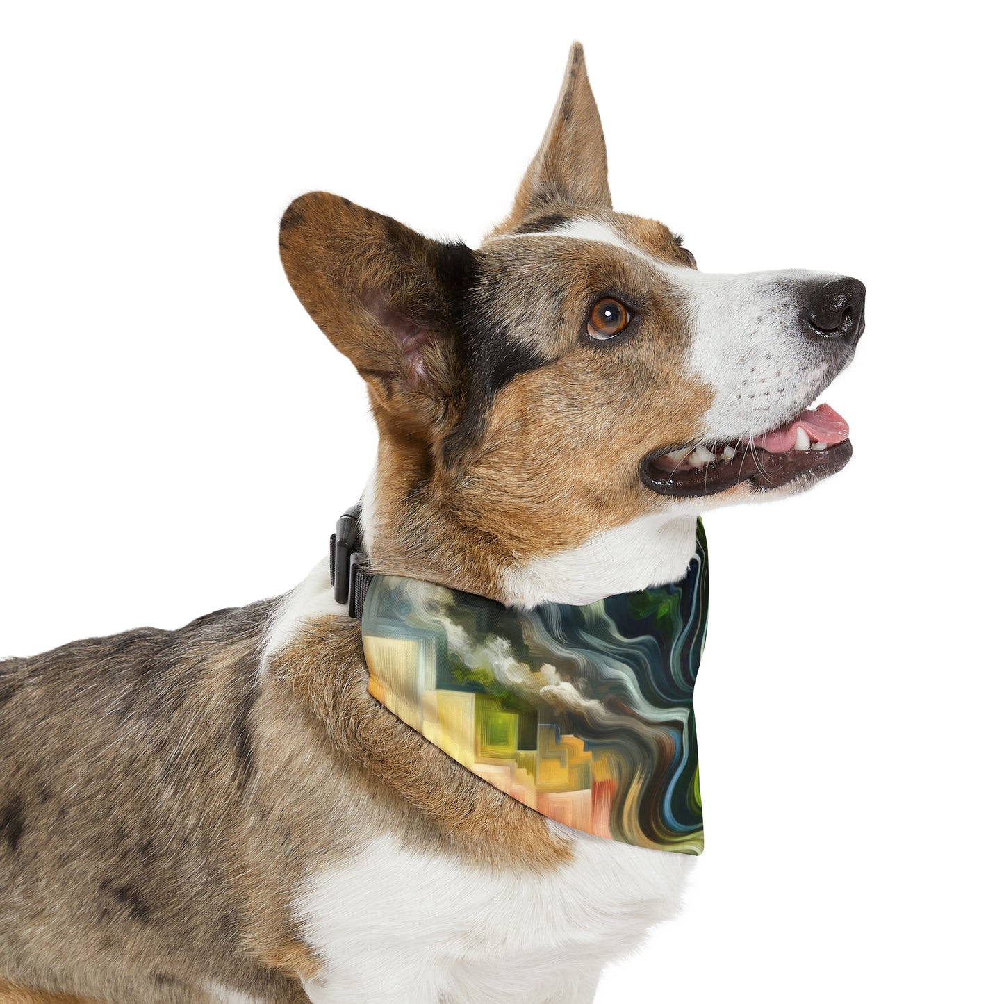 Eternal Digital Contrast Pet Bandana Collar