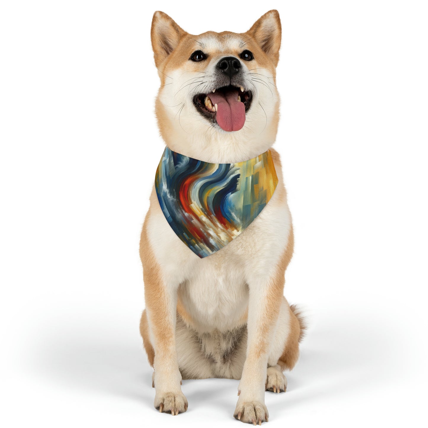 Persistence Force Abstract Pet Bandana Collar