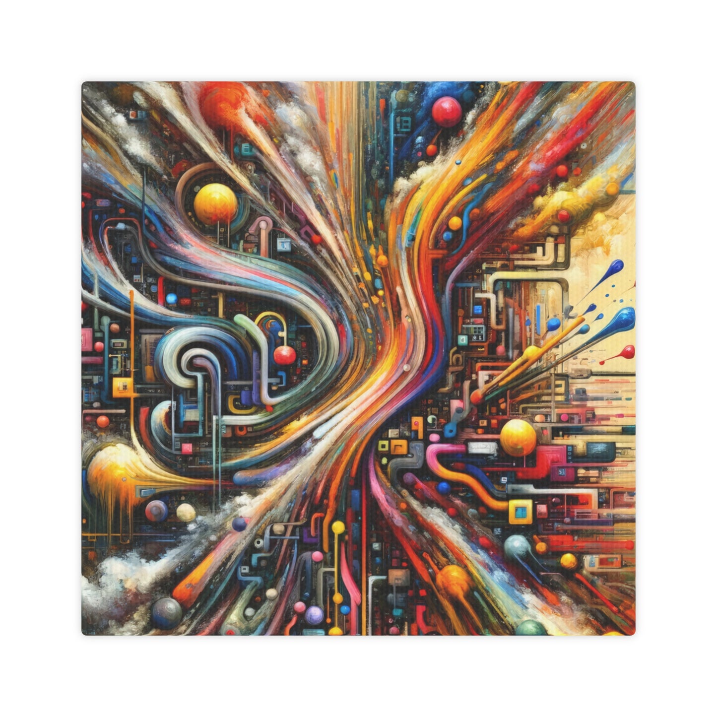 Information Bottleneck Cascade Canvas Photo Tile