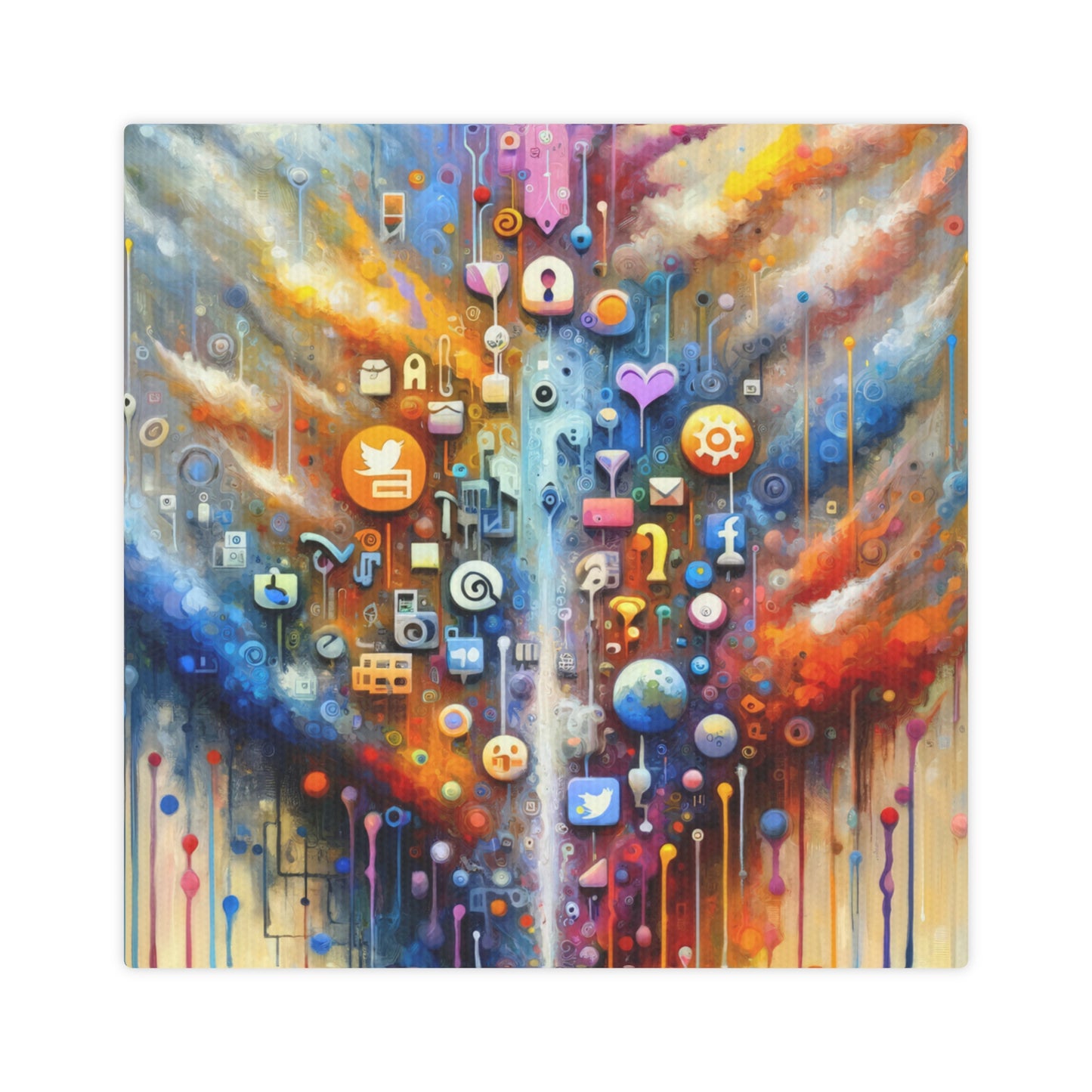 Digital Essence Revelation Canvas Photo Tile