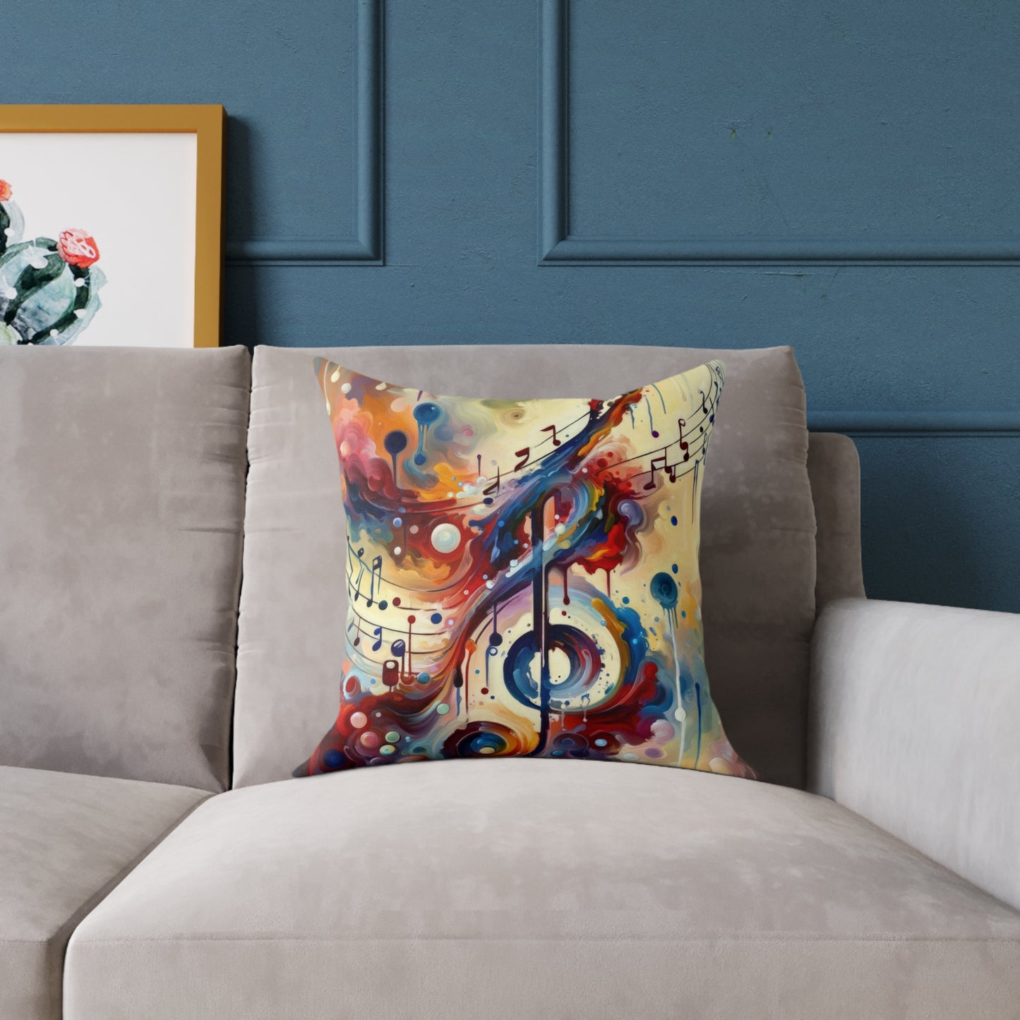 Harmonizing Melody Life Spun Polyester Pillow