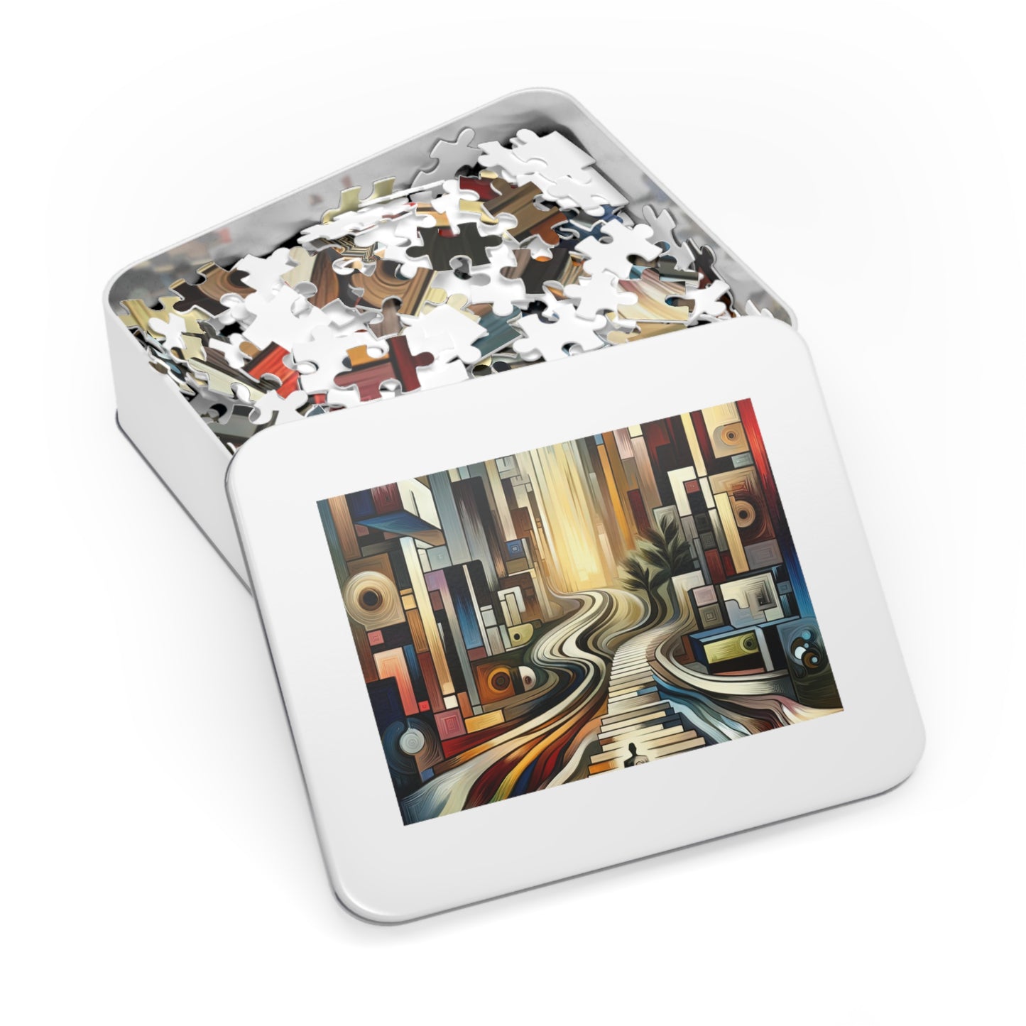 Relatable Journey Abstraction Jigsaw Puzzle (30, 110, 252, 500,1000-Piece)