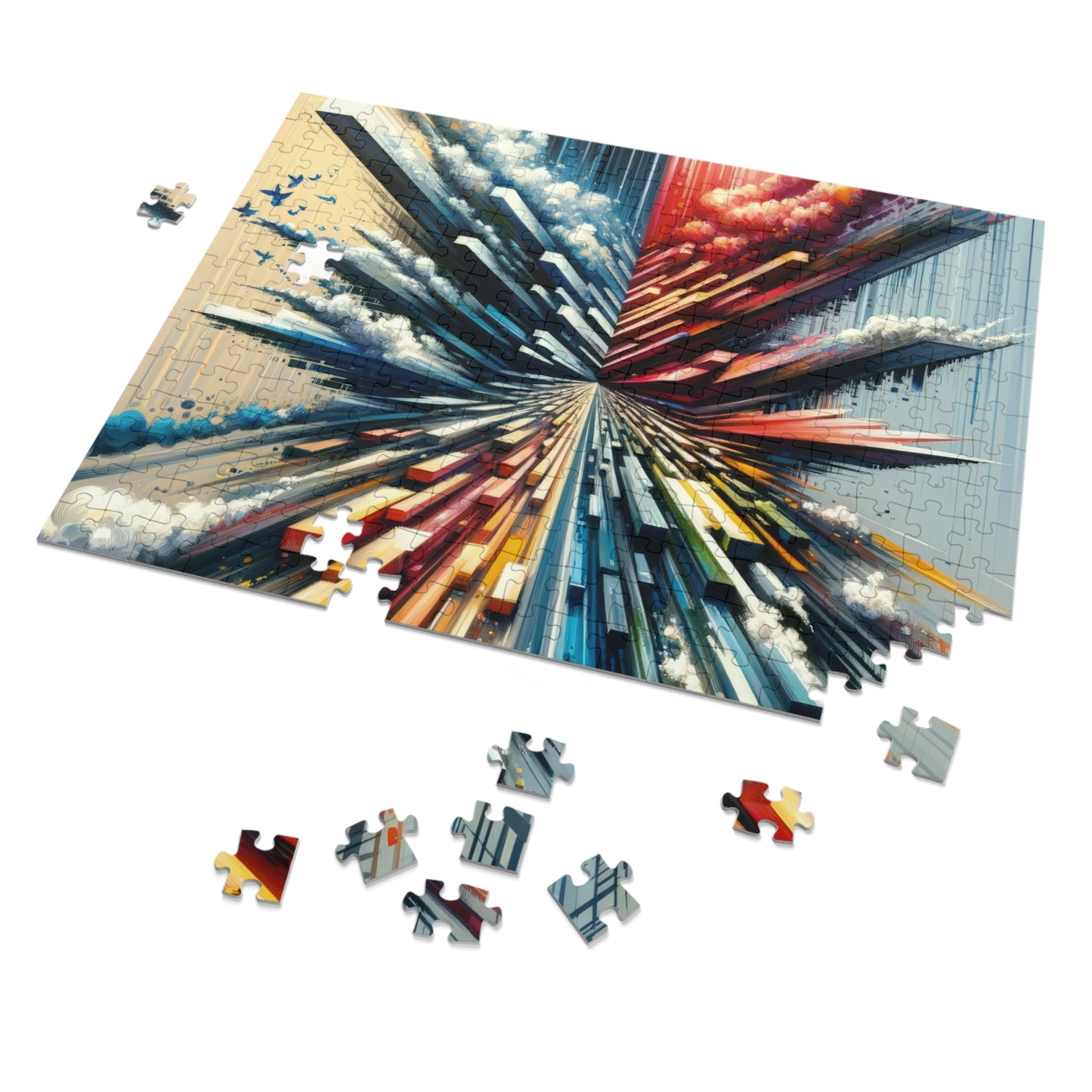 Rapid Perspective Shift Jigsaw Puzzle (30, 110, 252, 500,1000-Piece)