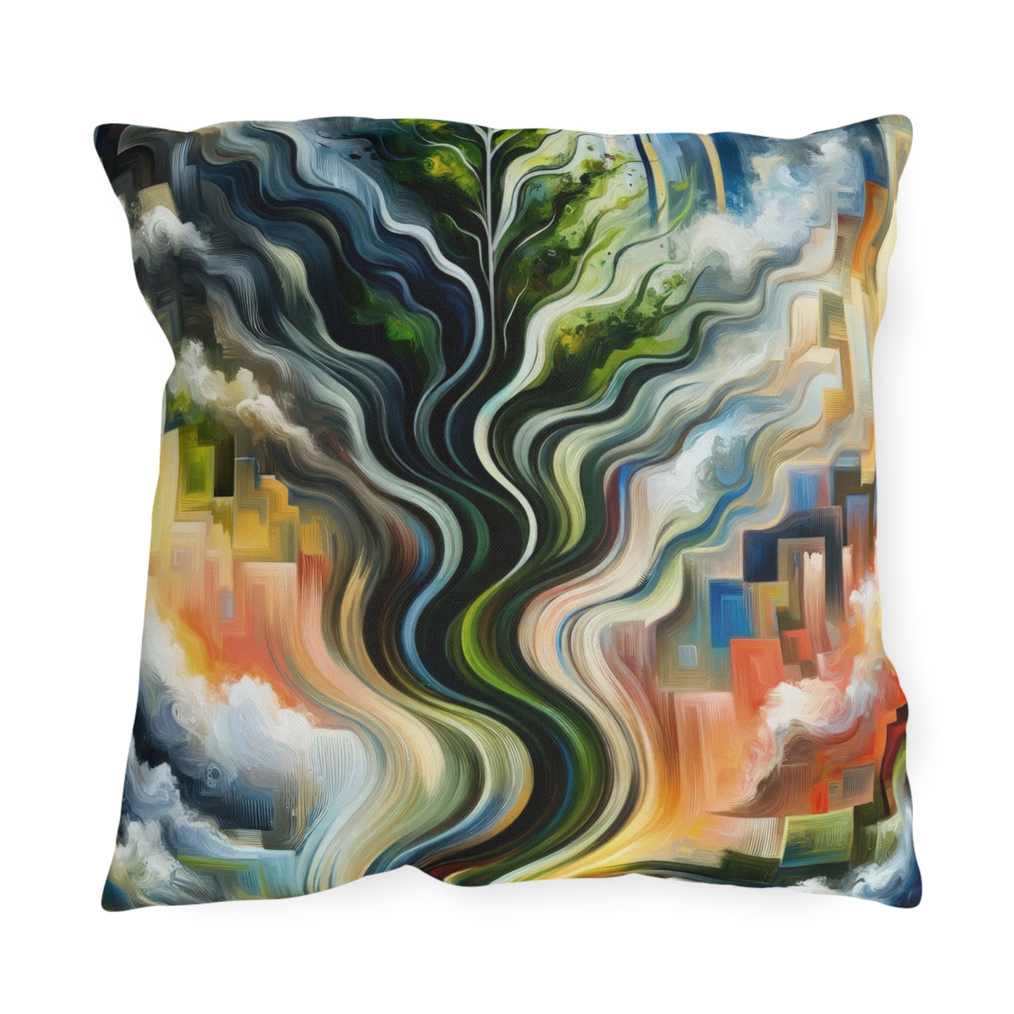 Eternal Digital Contrast Outdoor Pillows