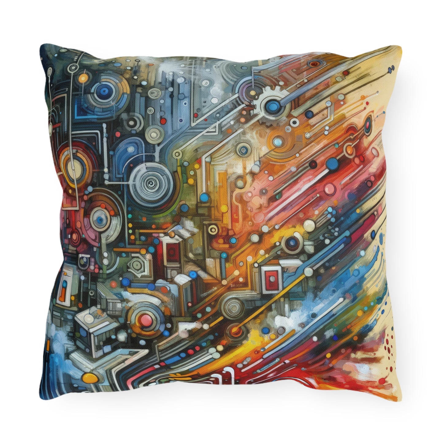 Beliefs Systems Intersection Outdoor Pillows