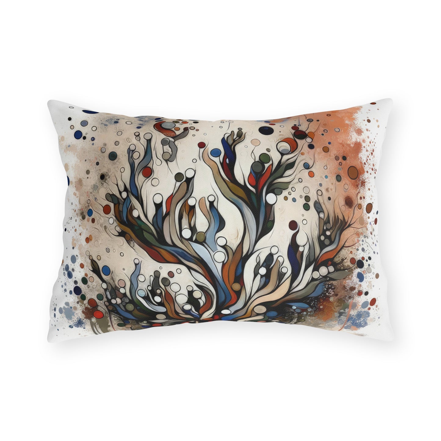 Intentional Unity Splashes Outdoor Pillows