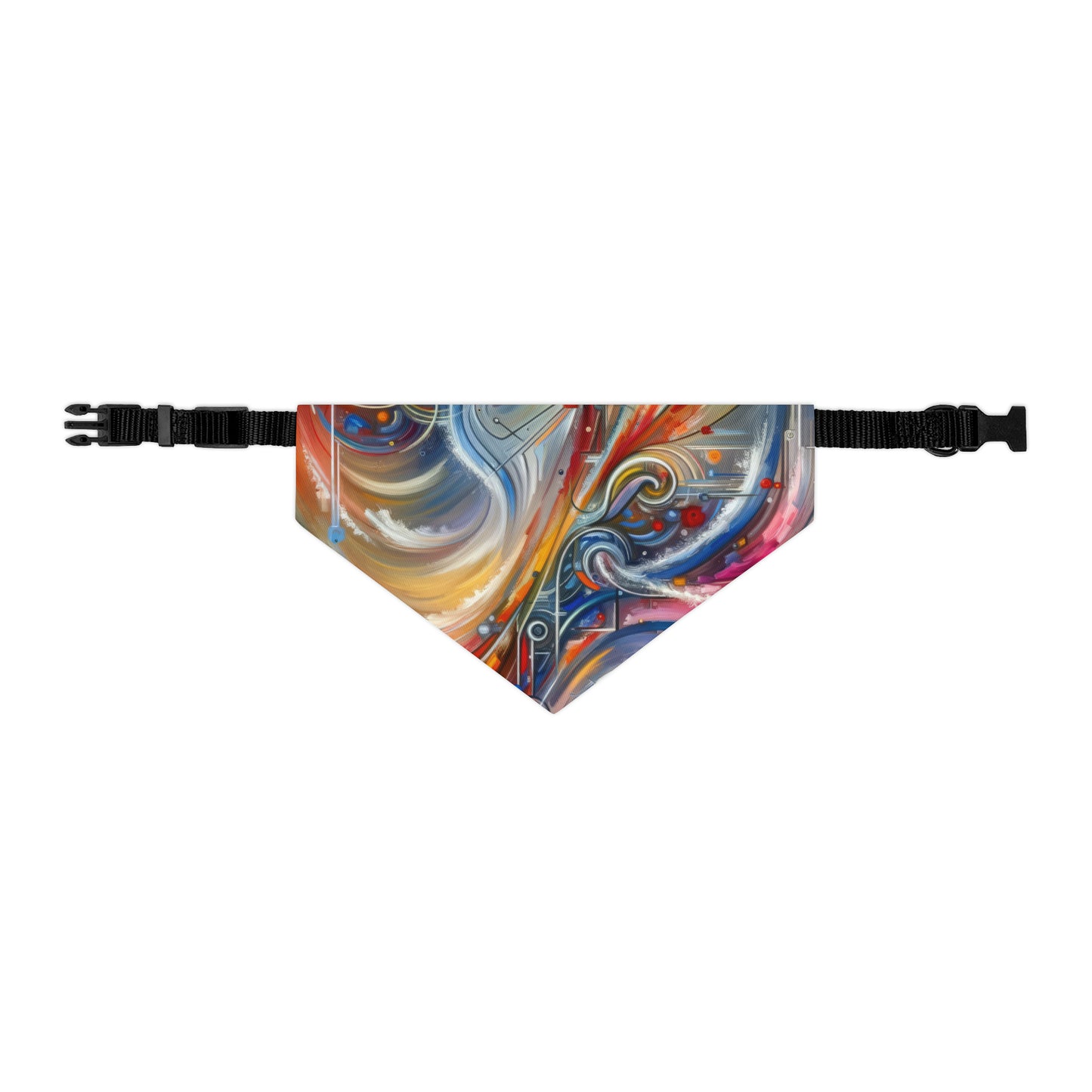 Interconnectivity Tachism Dynamics Pet Bandana Collar