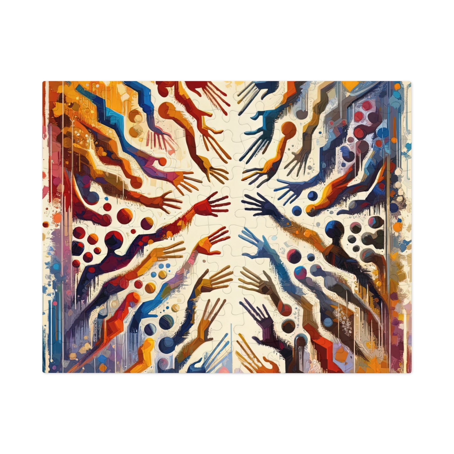 Architects Wisdom Tachism Jigsaw Puzzle (30, 110, 252, 500,1000-Piece)