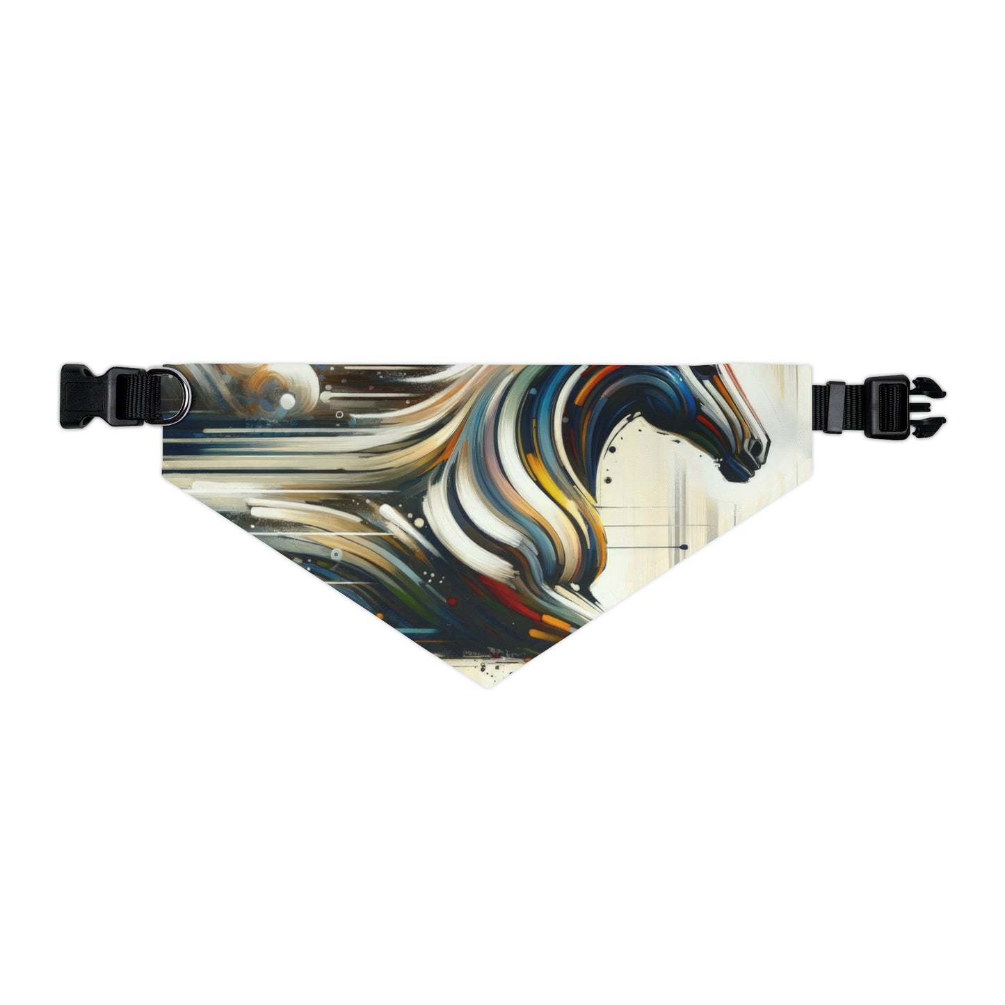 Hyperlinked Horsepower Gallop Pet Bandana Collar