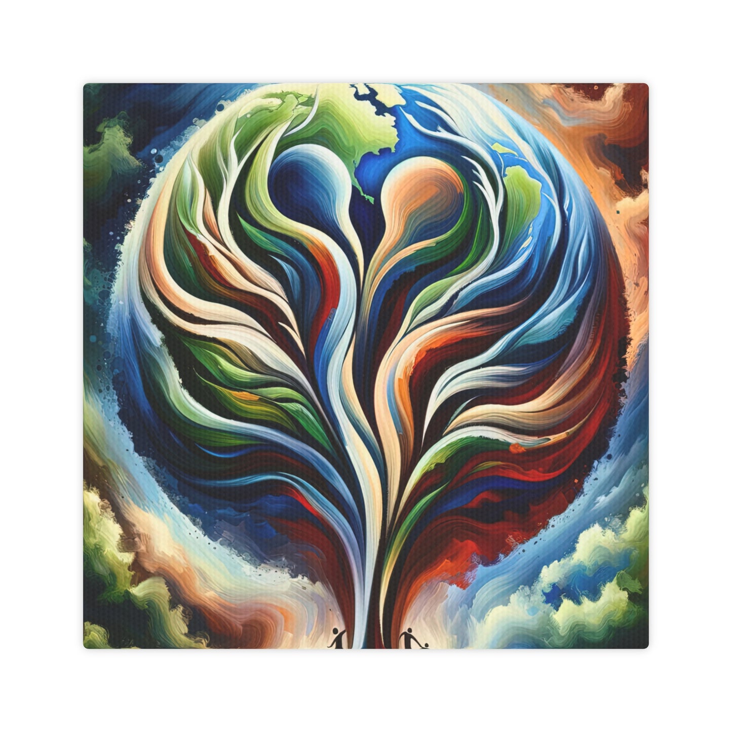 Interconnected Earth Advocates Canvas Photo Tile