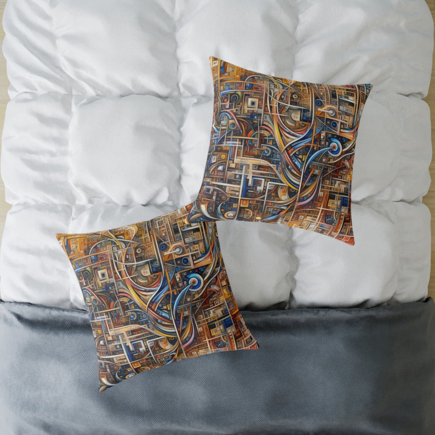 Intricate Life Tapestry Spun Polyester Pillow