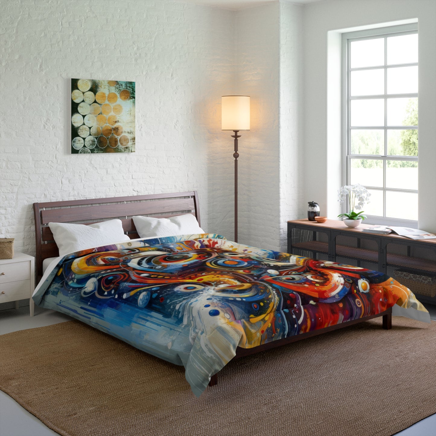 Harmonic Abstract Synergy Comforter