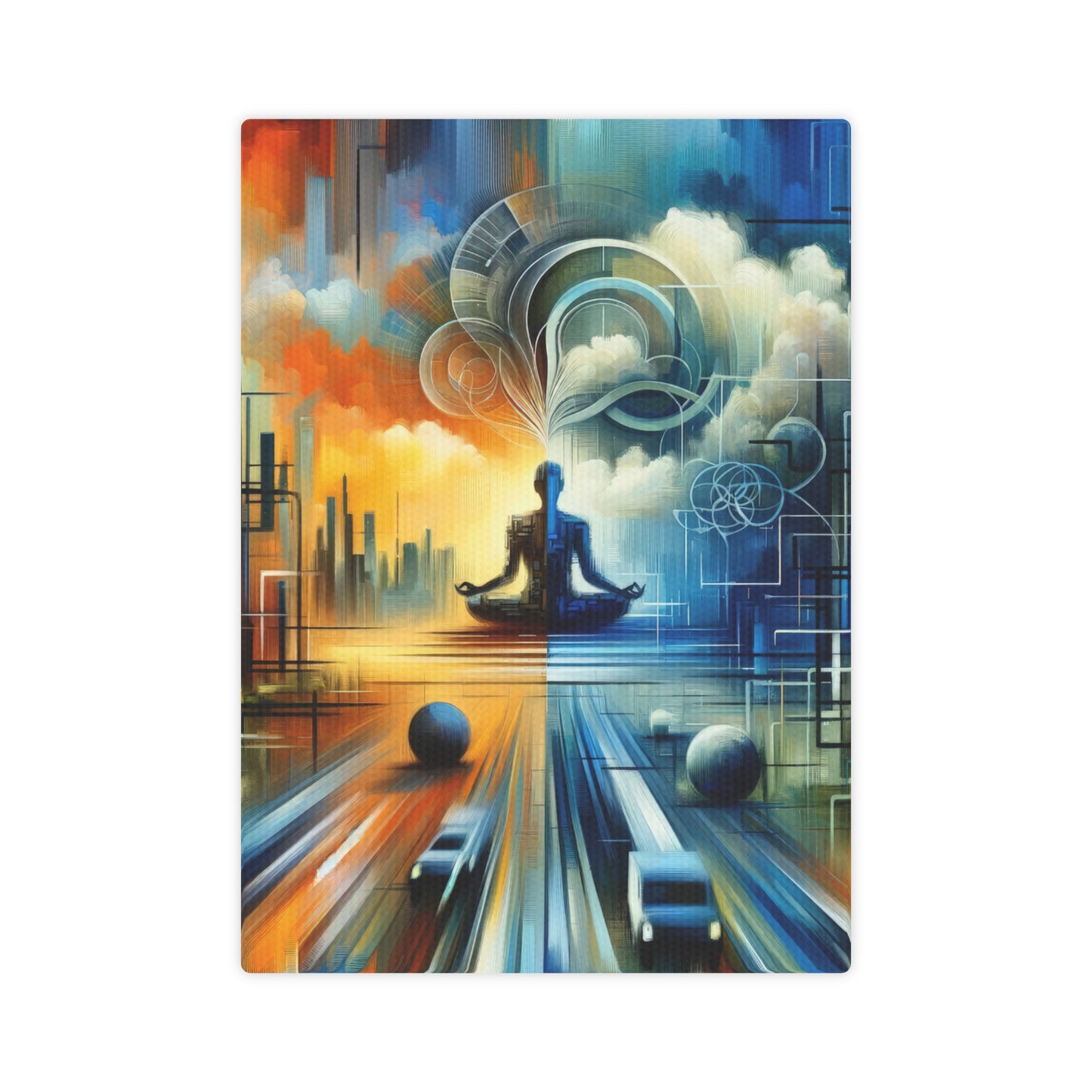 Digital Spiritual Journey Canvas Photo Tile