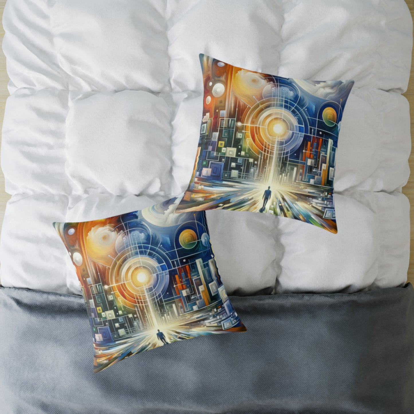 Mindful Megabyte Convergence Spun Polyester Pillow
