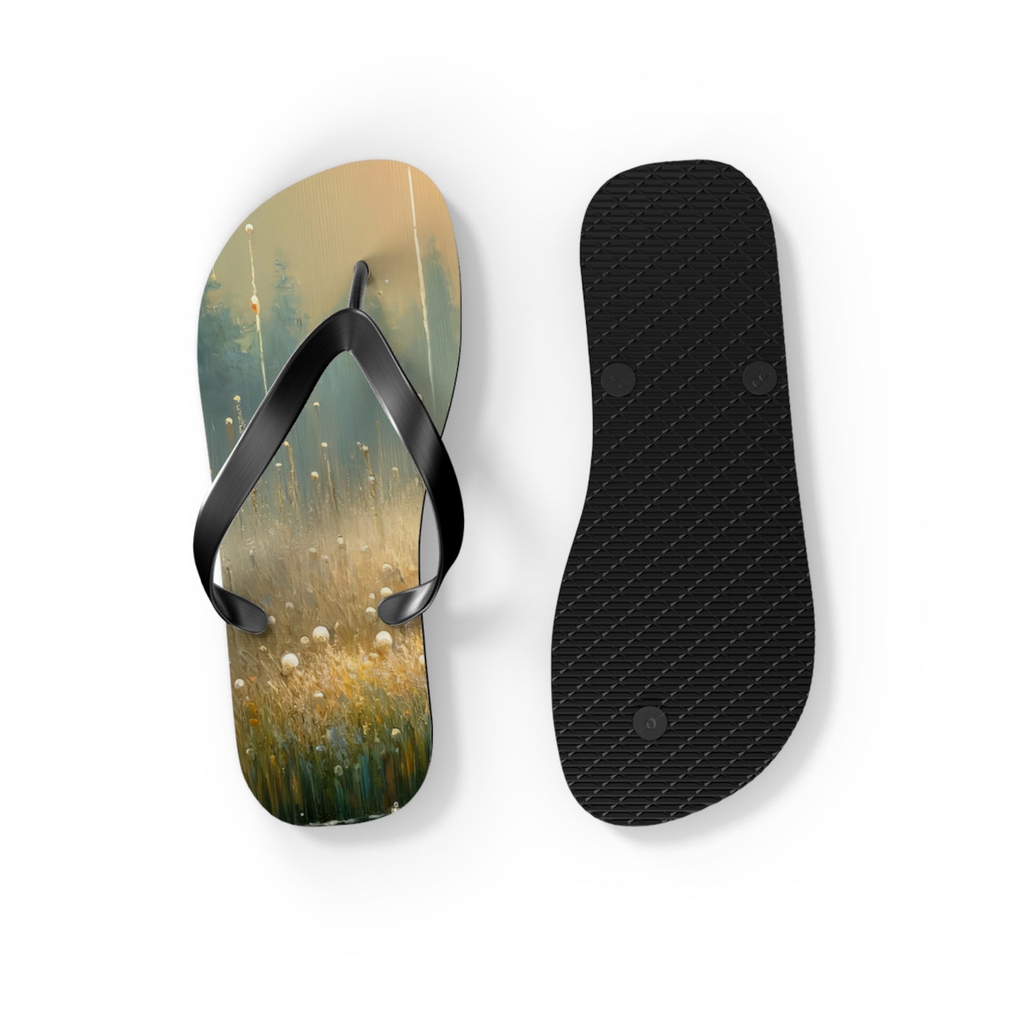Observant Delicacy Heart Flip Flops