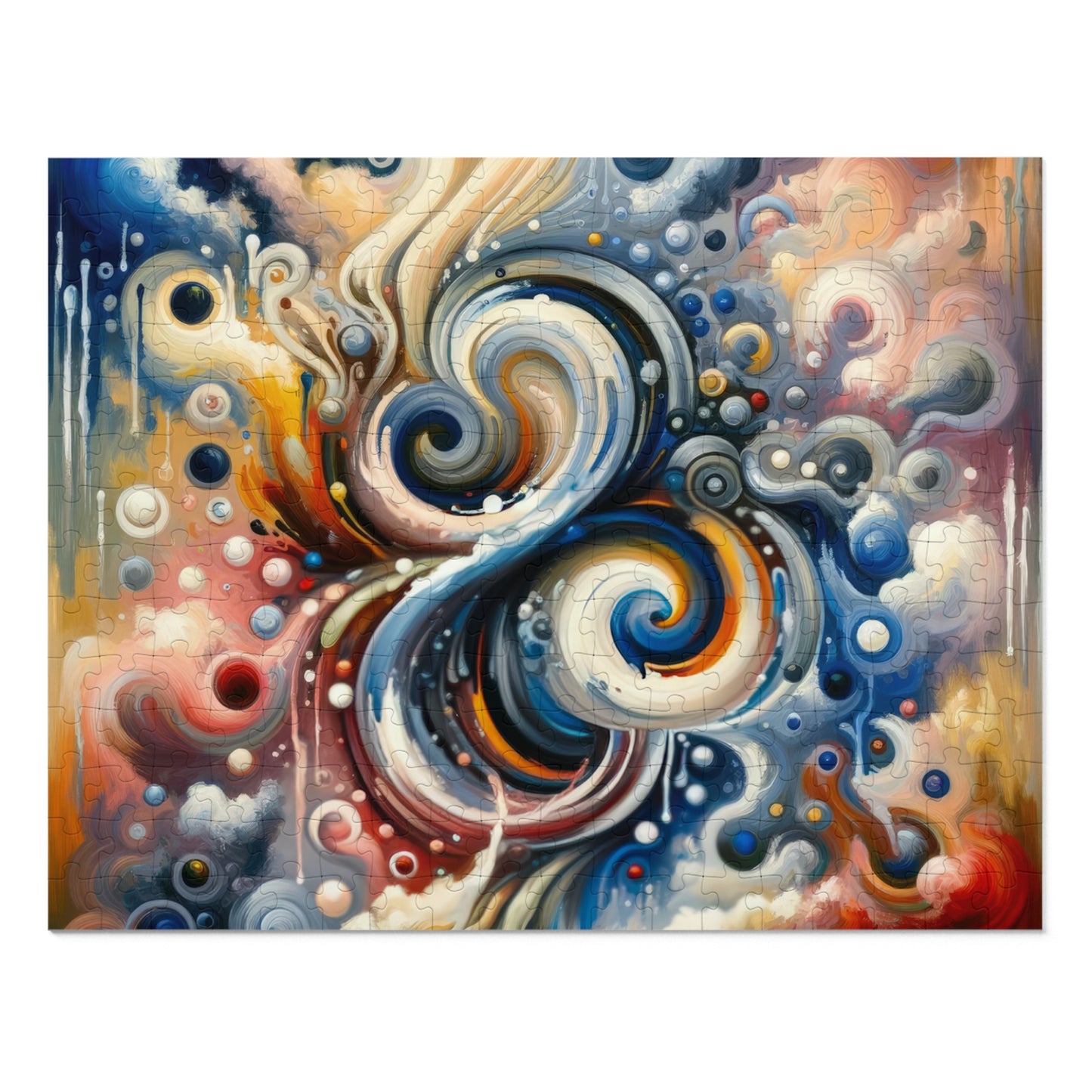 Paradoxical Embrace Tachism Jigsaw Puzzle (30, 110, 252, 500,1000-Piece)