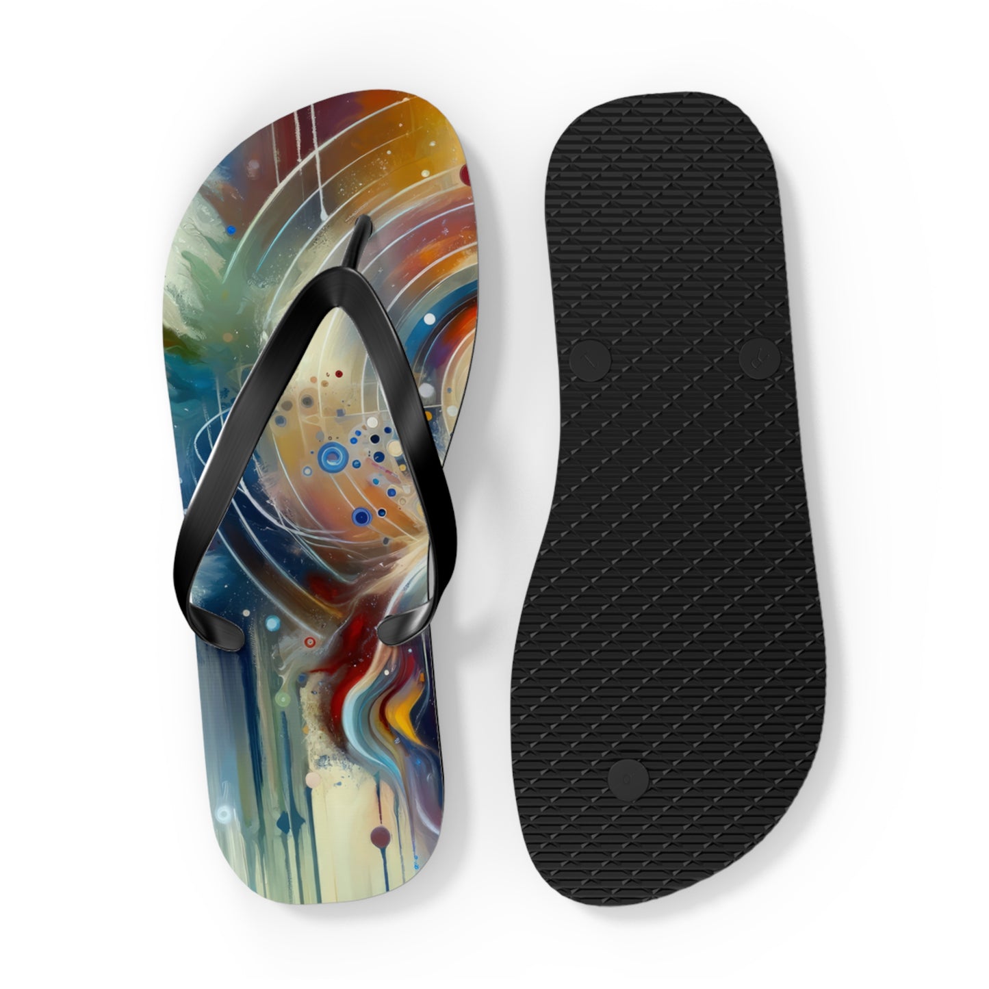 Unified Heart Awakening Flip Flops