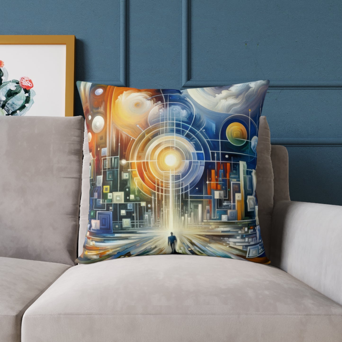 Mindful Megabyte Convergence Spun Polyester Pillow