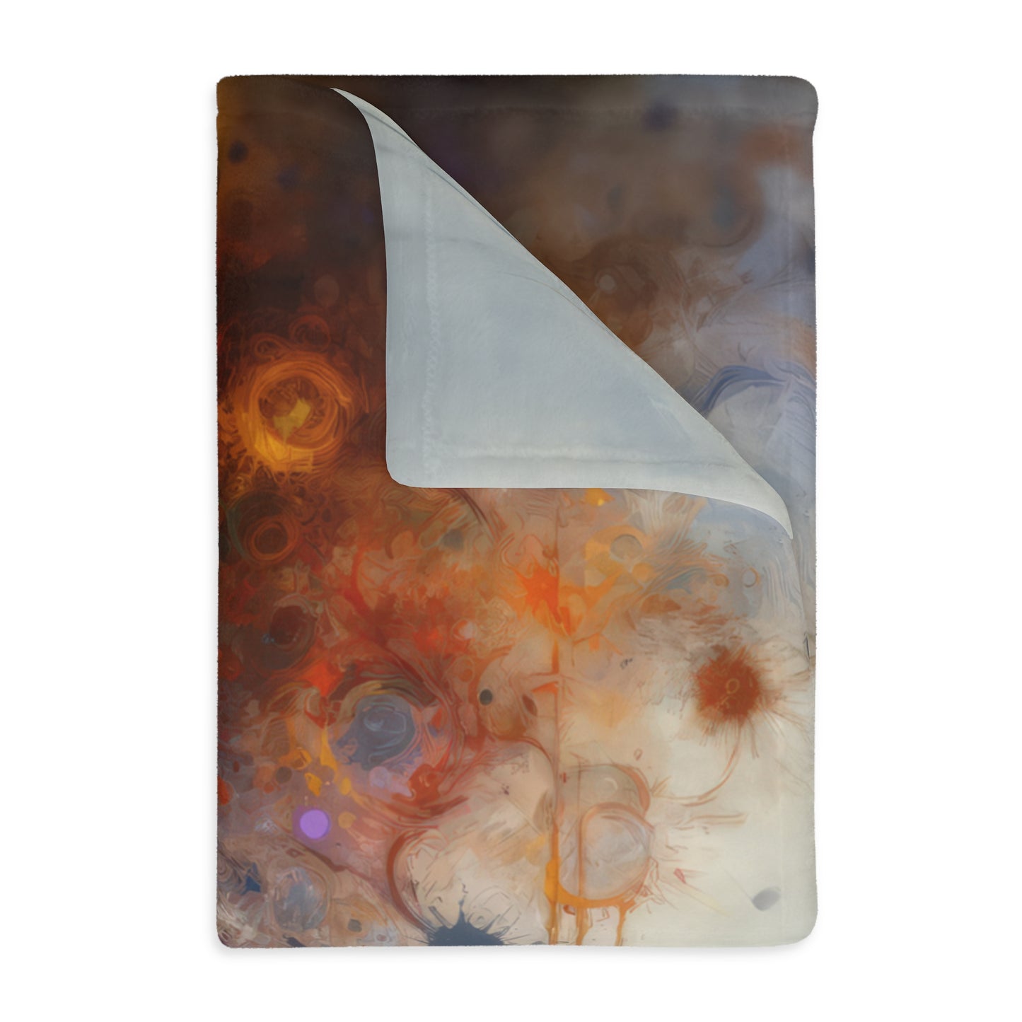 Laughter Essence Presence Velveteen Microfiber Blanket (Two-sided print)