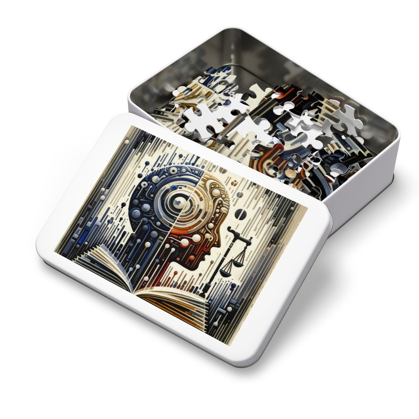 Critique Analytical Deliberation Jigsaw Puzzle (30, 110, 252, 500,1000-Piece)