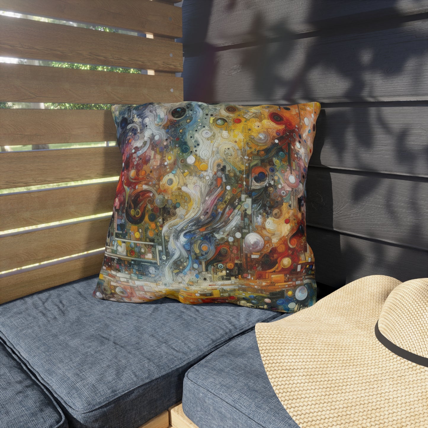 Perception Mosaic Abstract Outdoor Pillows