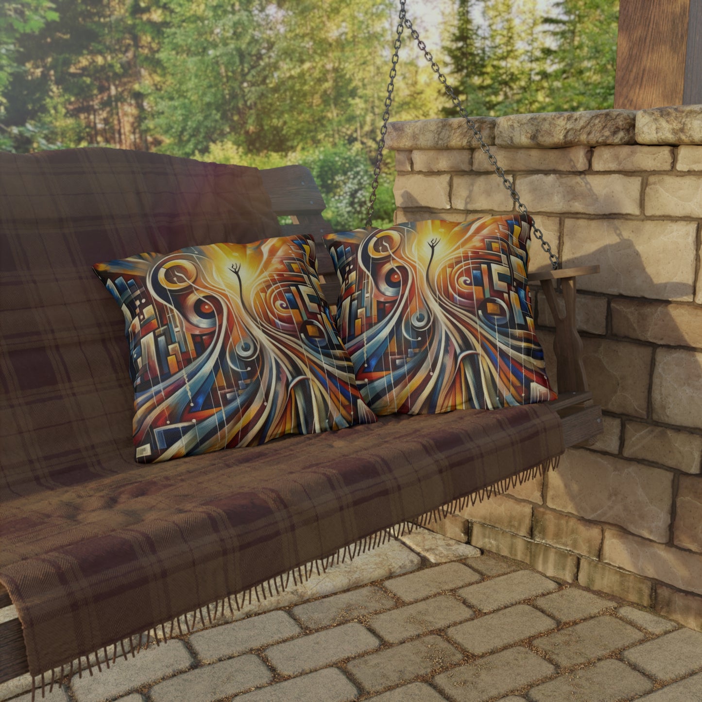 Symphonic Perspective Embarkation Outdoor Pillows