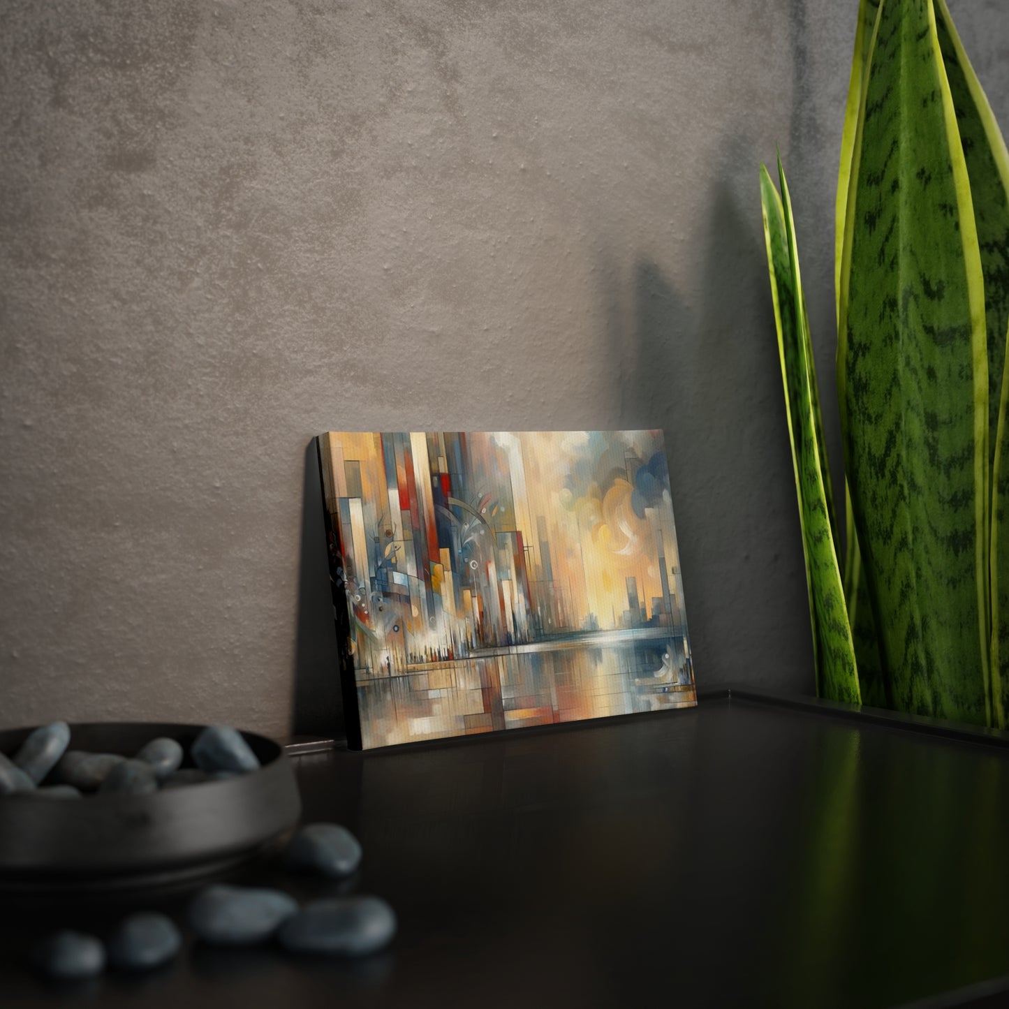 Abstract Buzzing Stillness Canvas Photo Tile