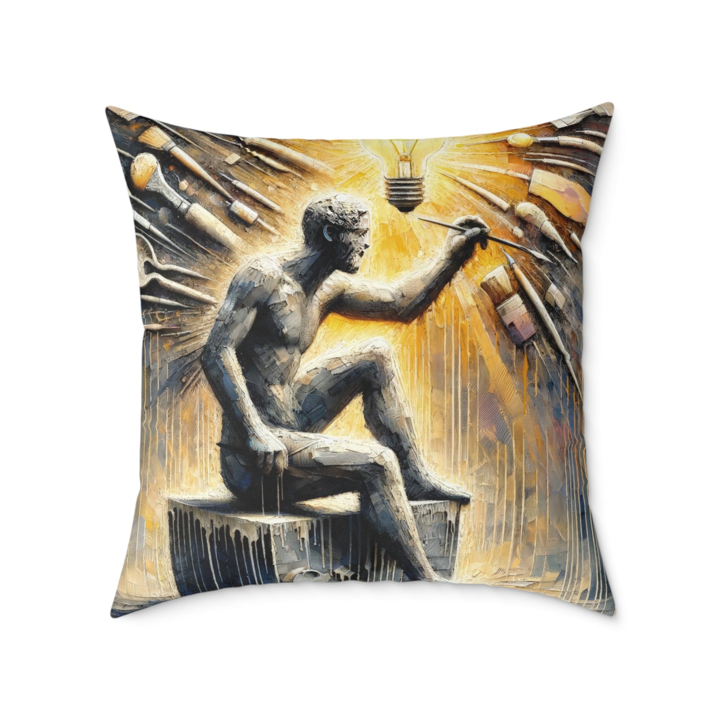 Idea Sculptor Genesis Spun Polyester Pillow