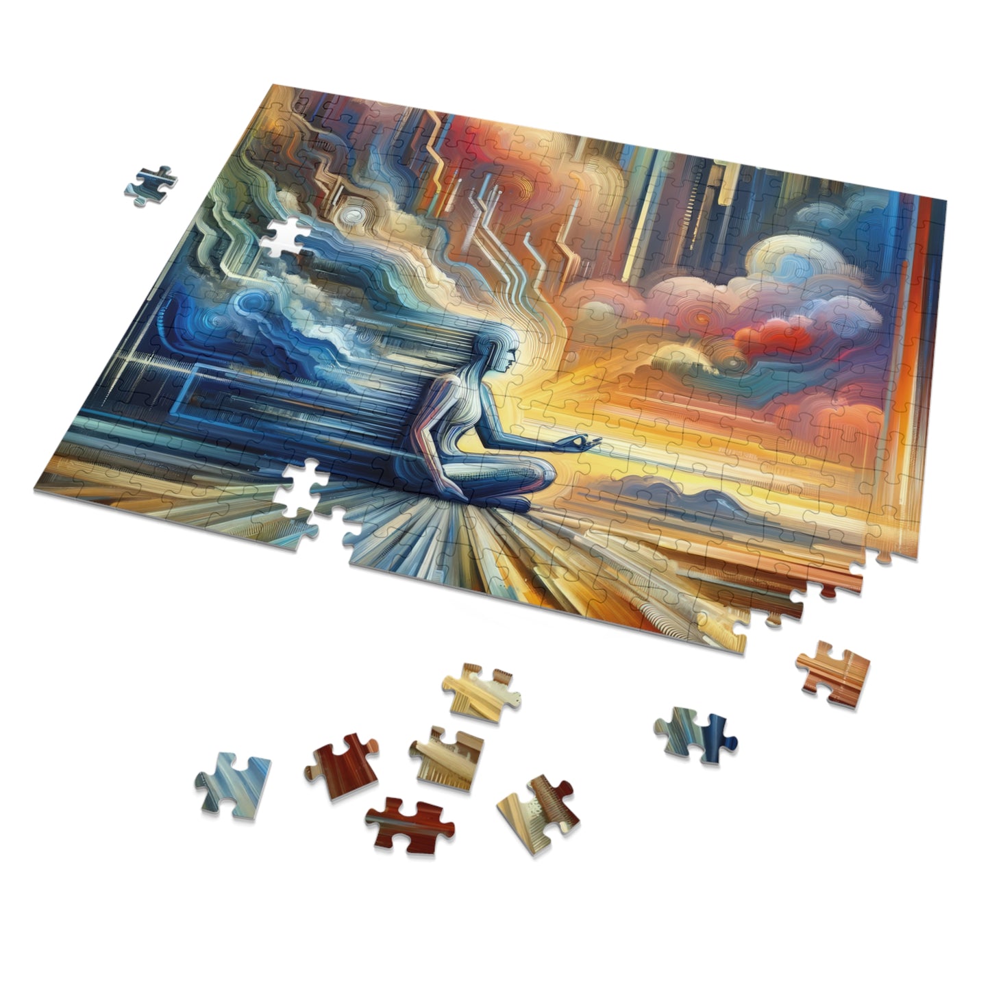 Eternal Digital Meditation Jigsaw Puzzle (30, 110, 252, 500,1000-Piece)