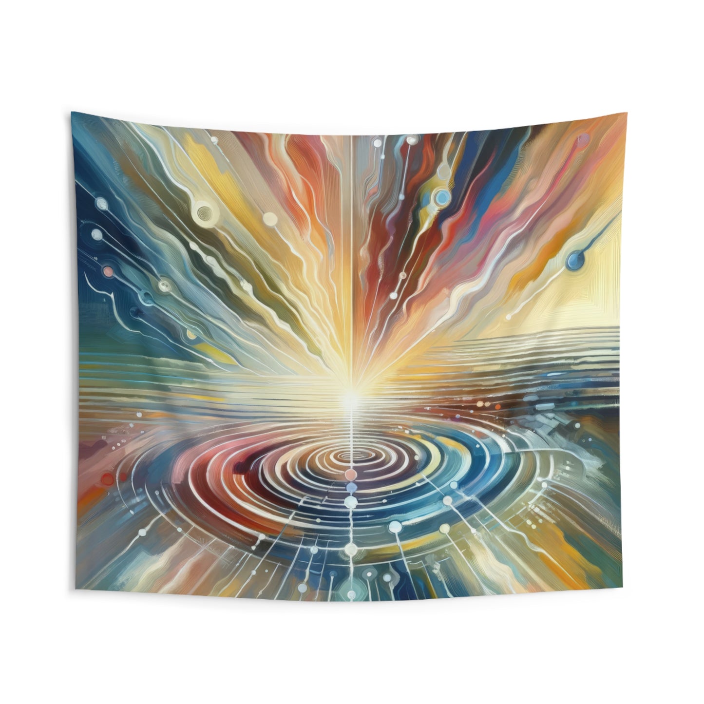 Rippling Community Dynamics Indoor Wall Tapestries