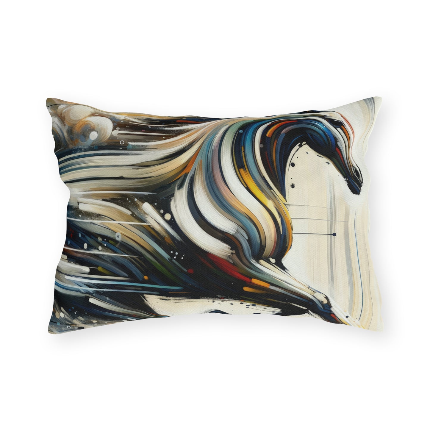 Hyperlinked Horsepower Gallop Outdoor Pillows
