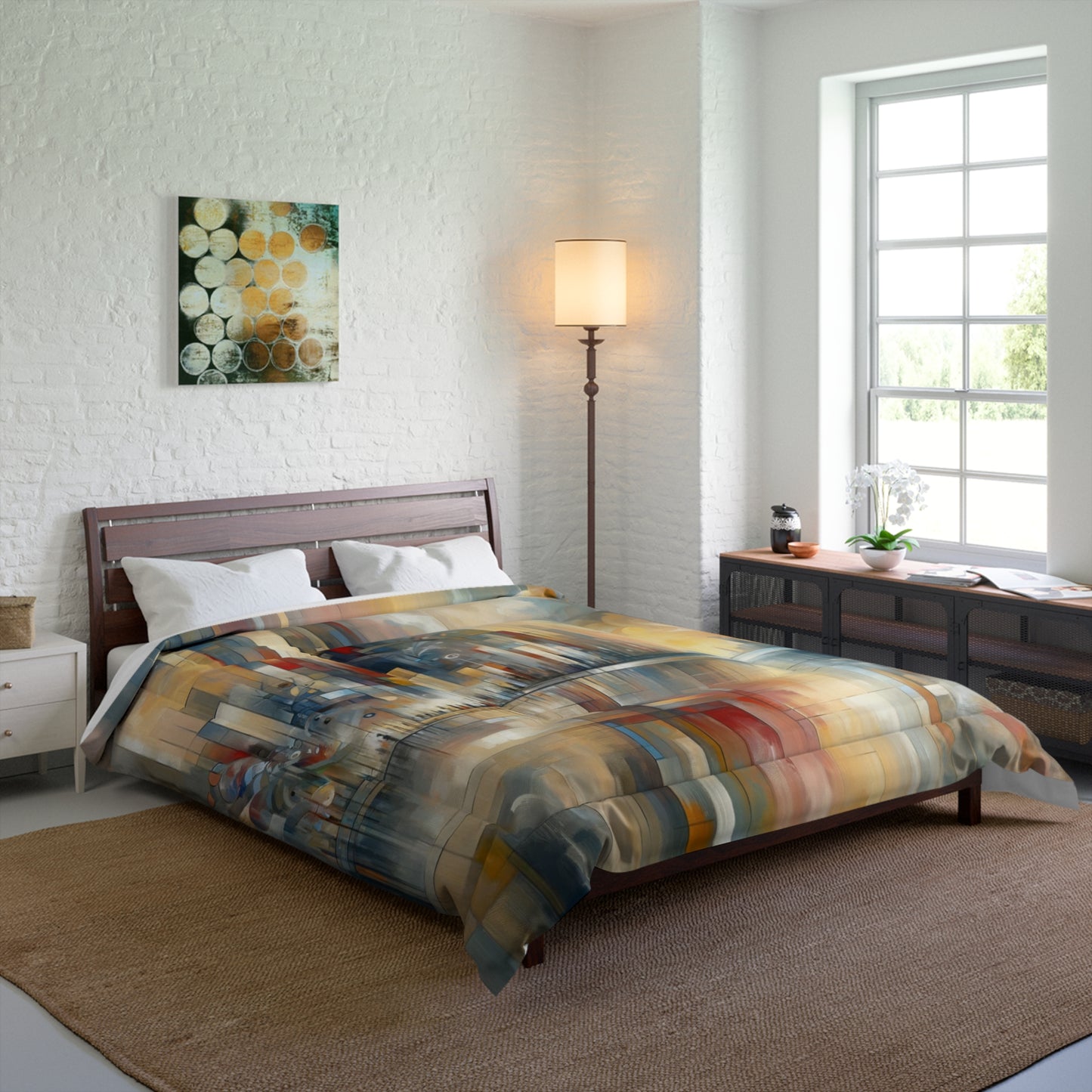 Abstract Buzzing Stillness Comforter