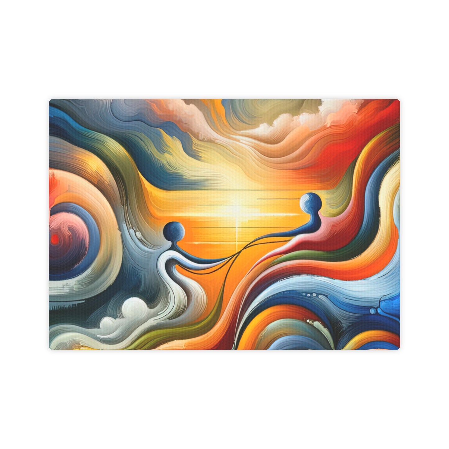 Empathetic Lifeline Abstract Canvas Photo Tile