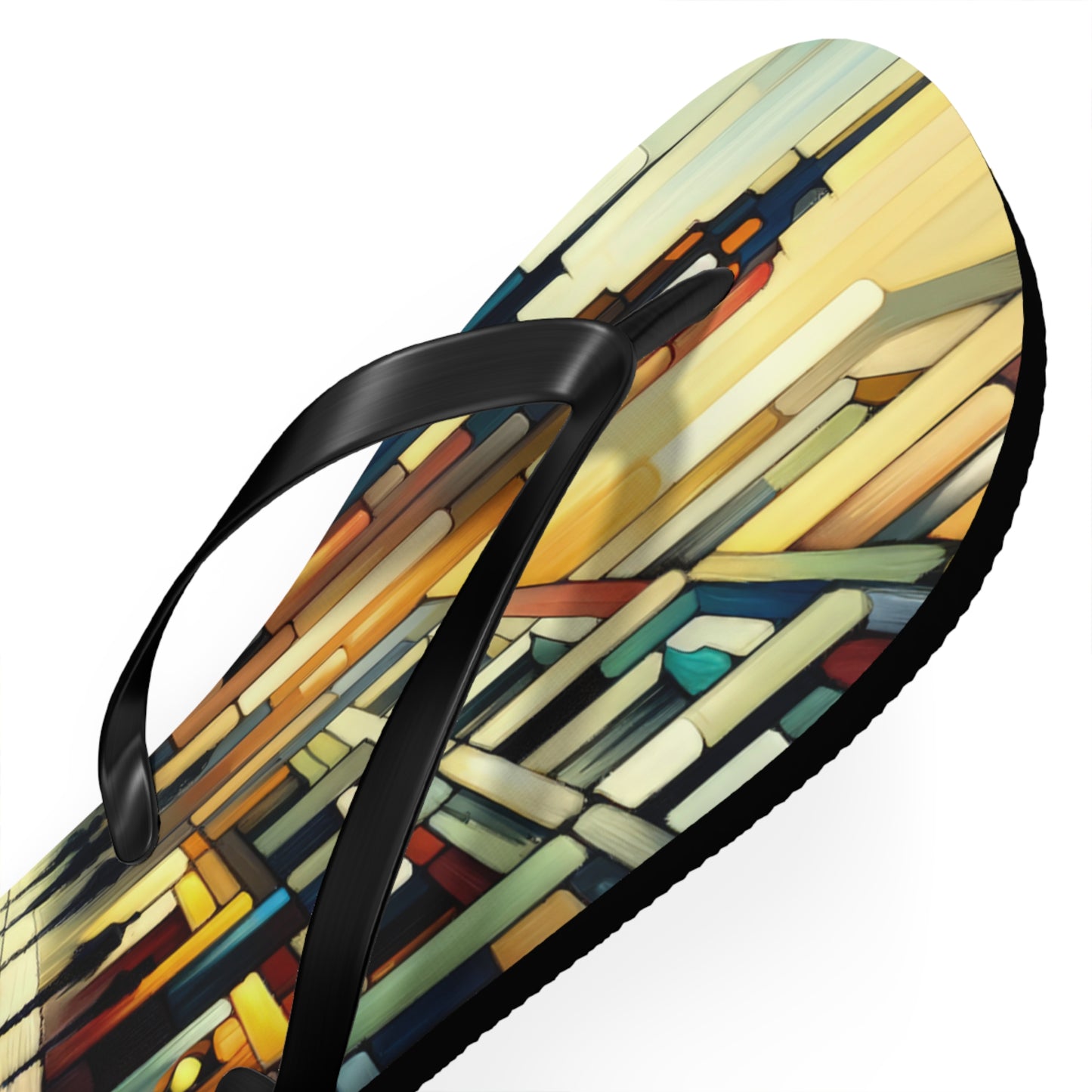 Cobbled Rhythm Heartbeat Flip Flops