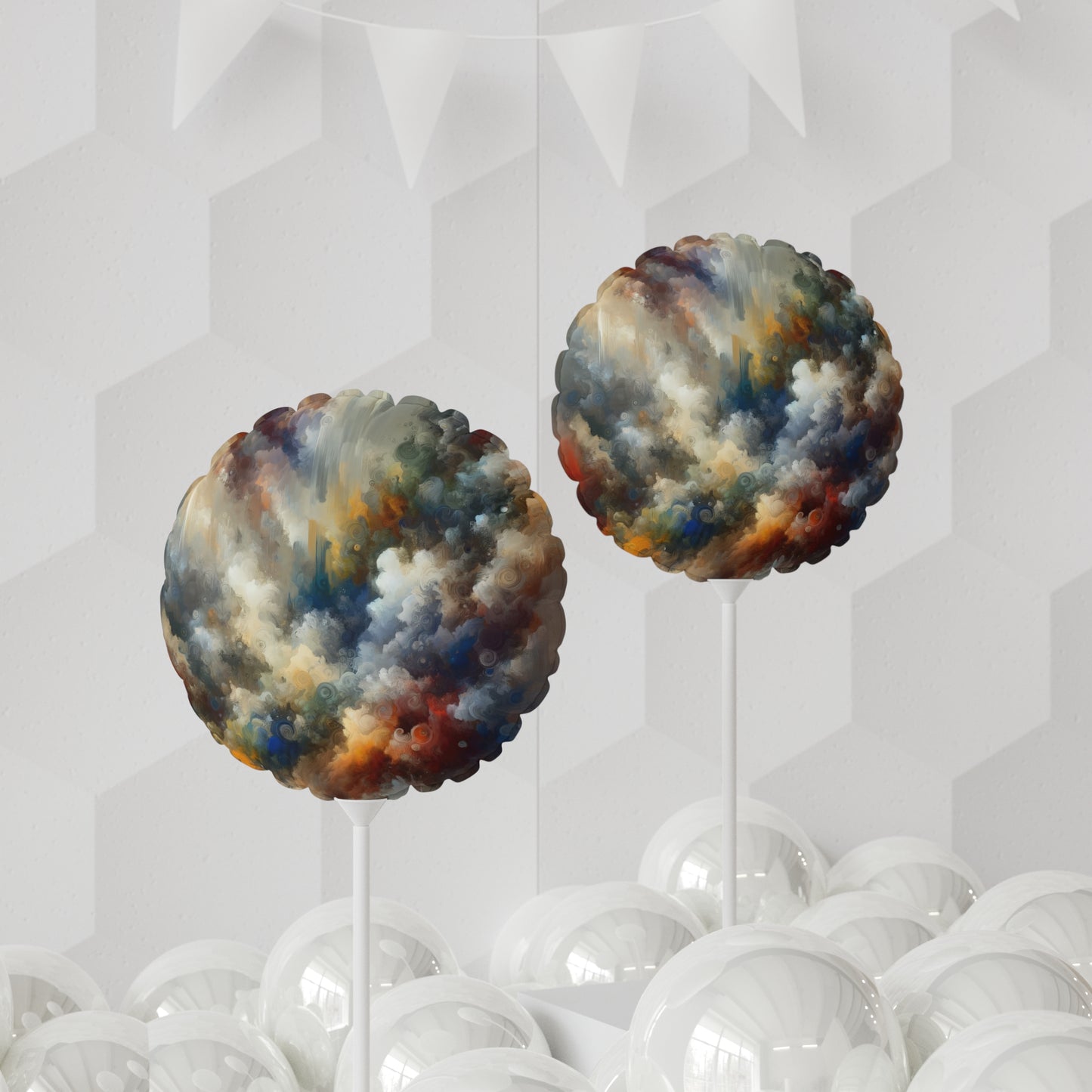 Unspoken Symphony Ethereal Balloon (Round and Heart-shaped), 11"