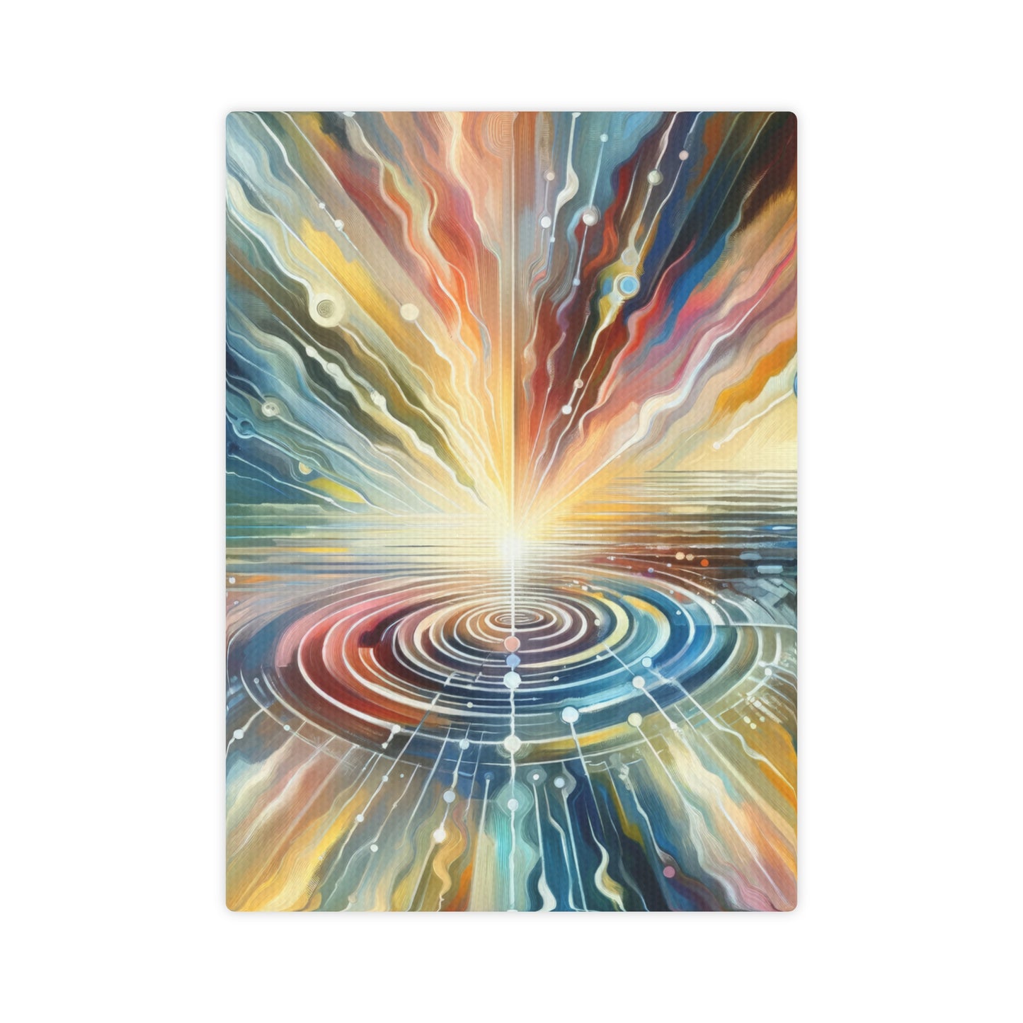 Rippling Community Dynamics Canvas Photo Tile
