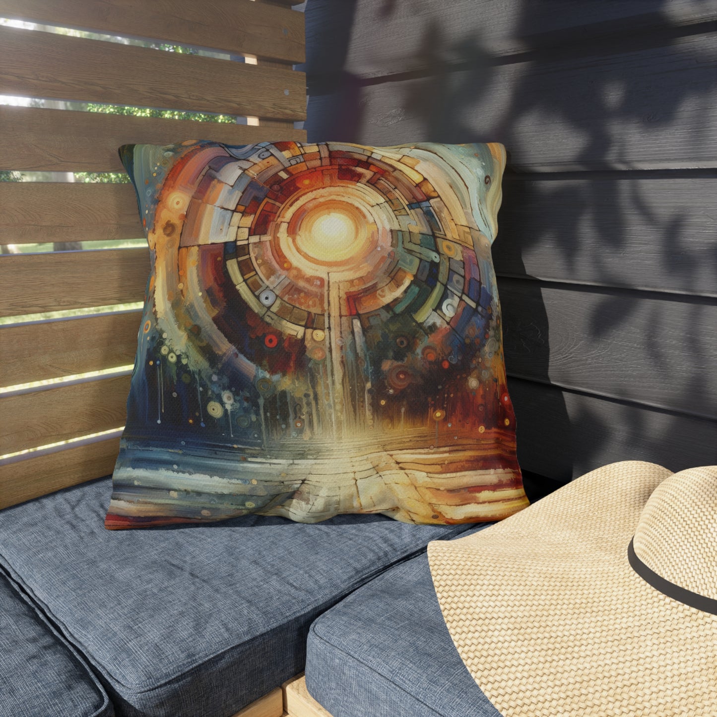 Majestic Quest Aura Outdoor Pillows