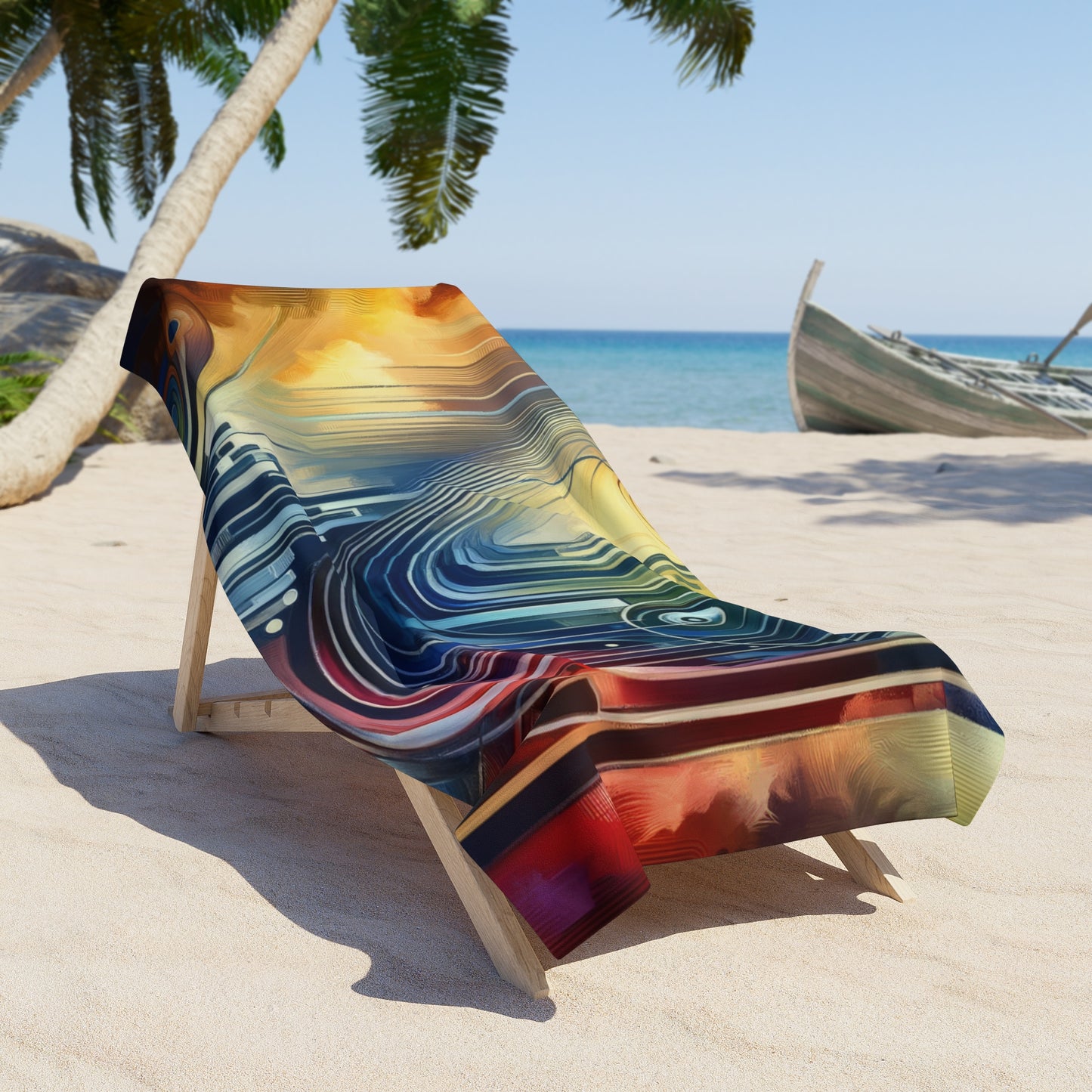 Effort Amplifies Outcome Beach Towel