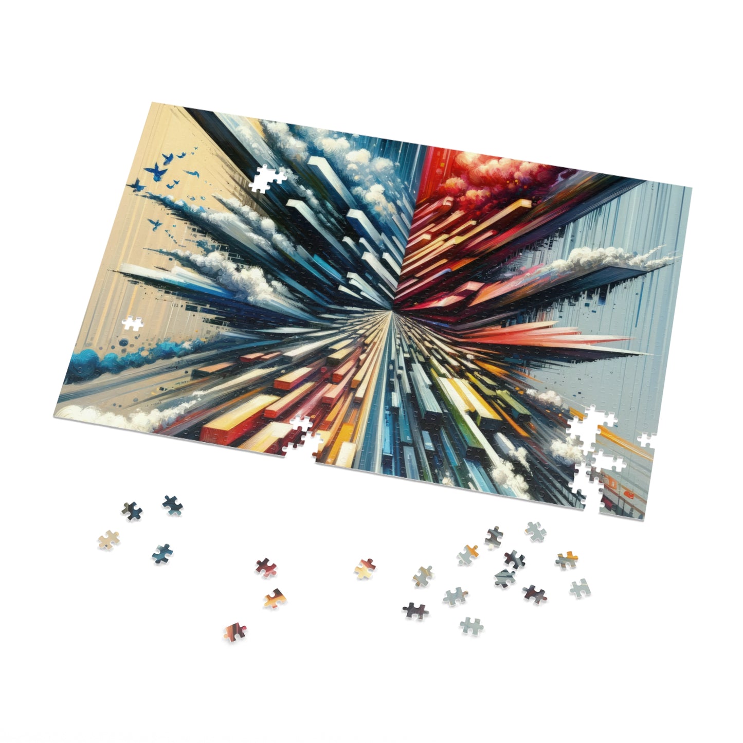 Rapid Perspective Shift Jigsaw Puzzle (30, 110, 252, 500,1000-Piece)