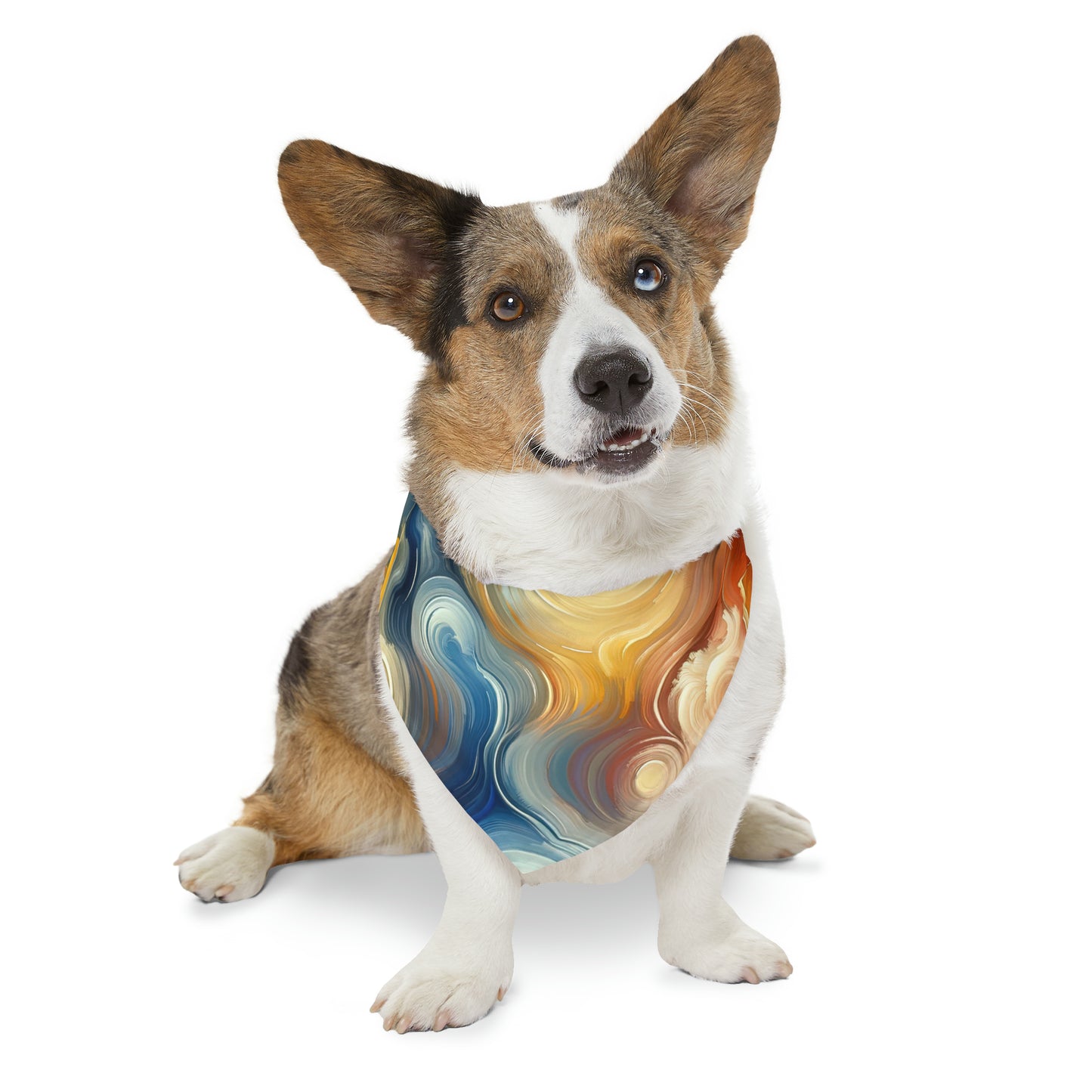 Spiritual Tranquil Sanctuary Pet Bandana Collar