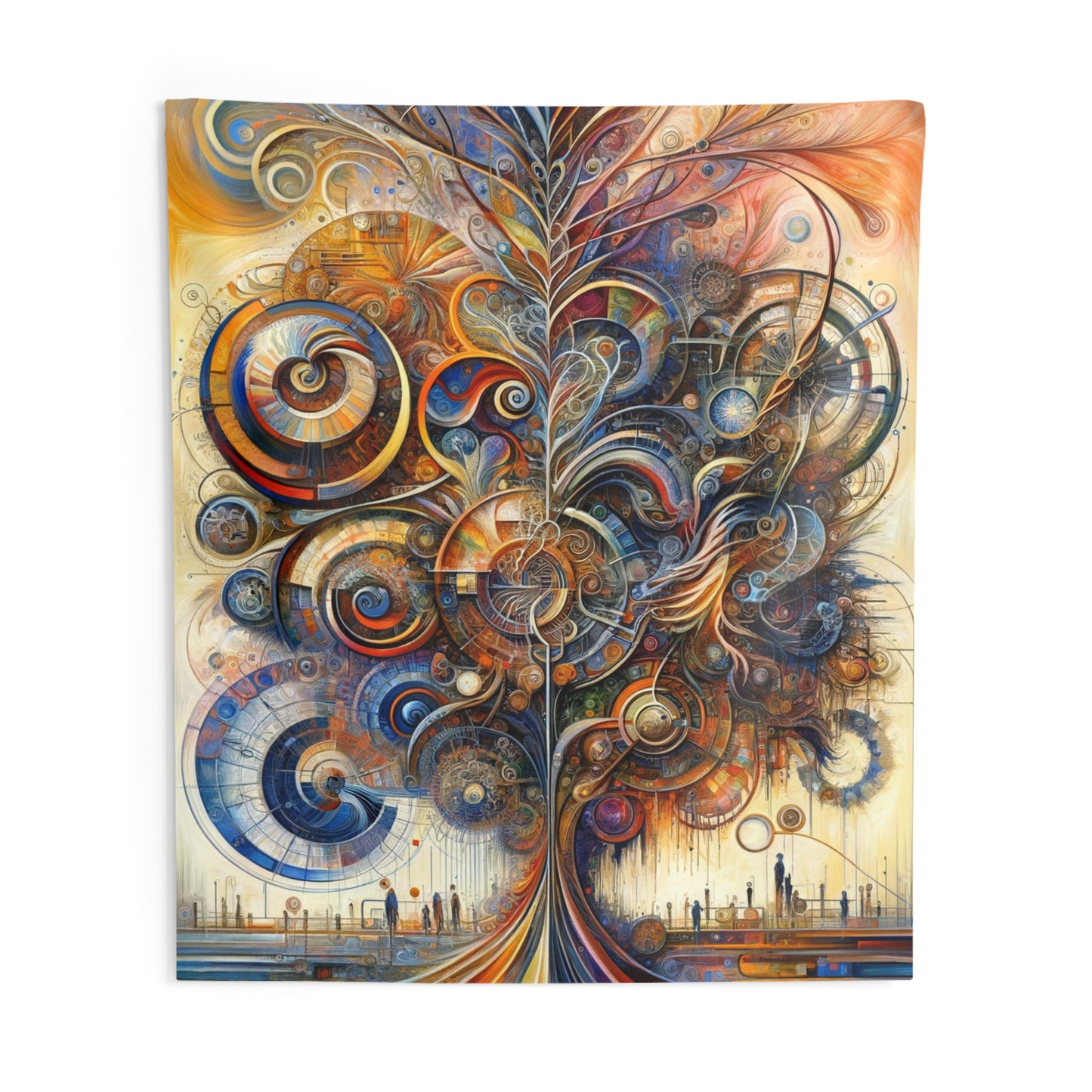 Ethos Web Abstract Indoor Wall Tapestries